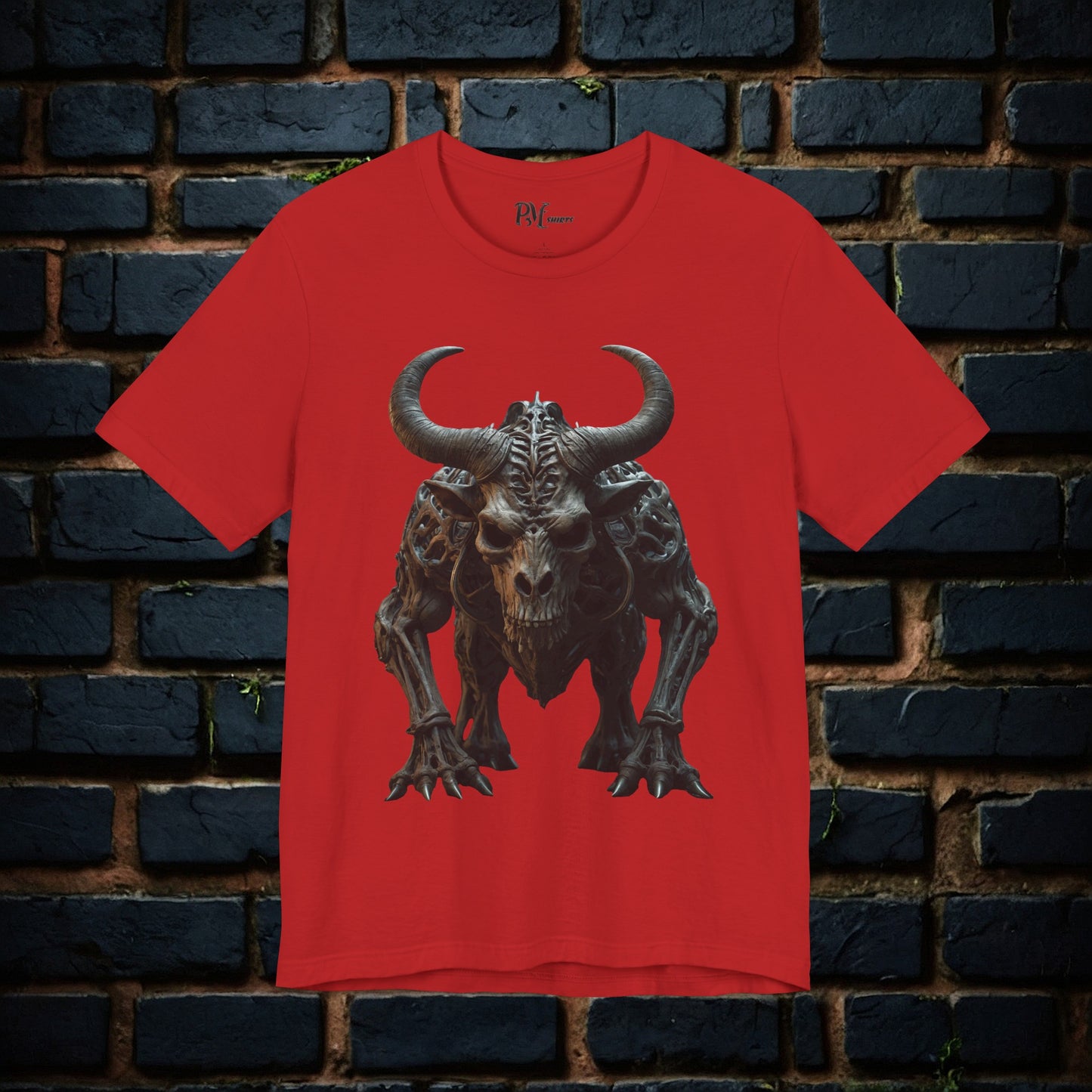 Bone Minotaur Stance Tee (Bella Canvas 3001)