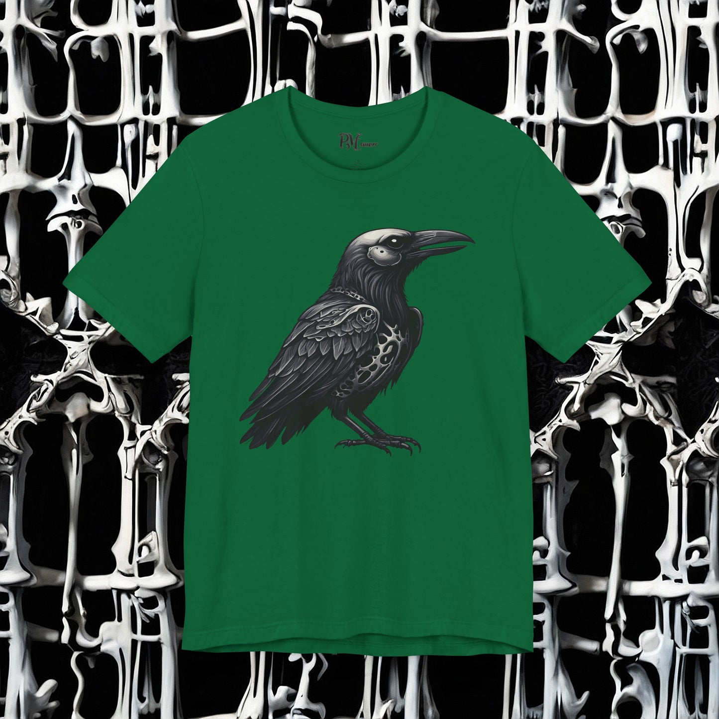 Bone Armor Raven Tee (Bella Canvas 3001)