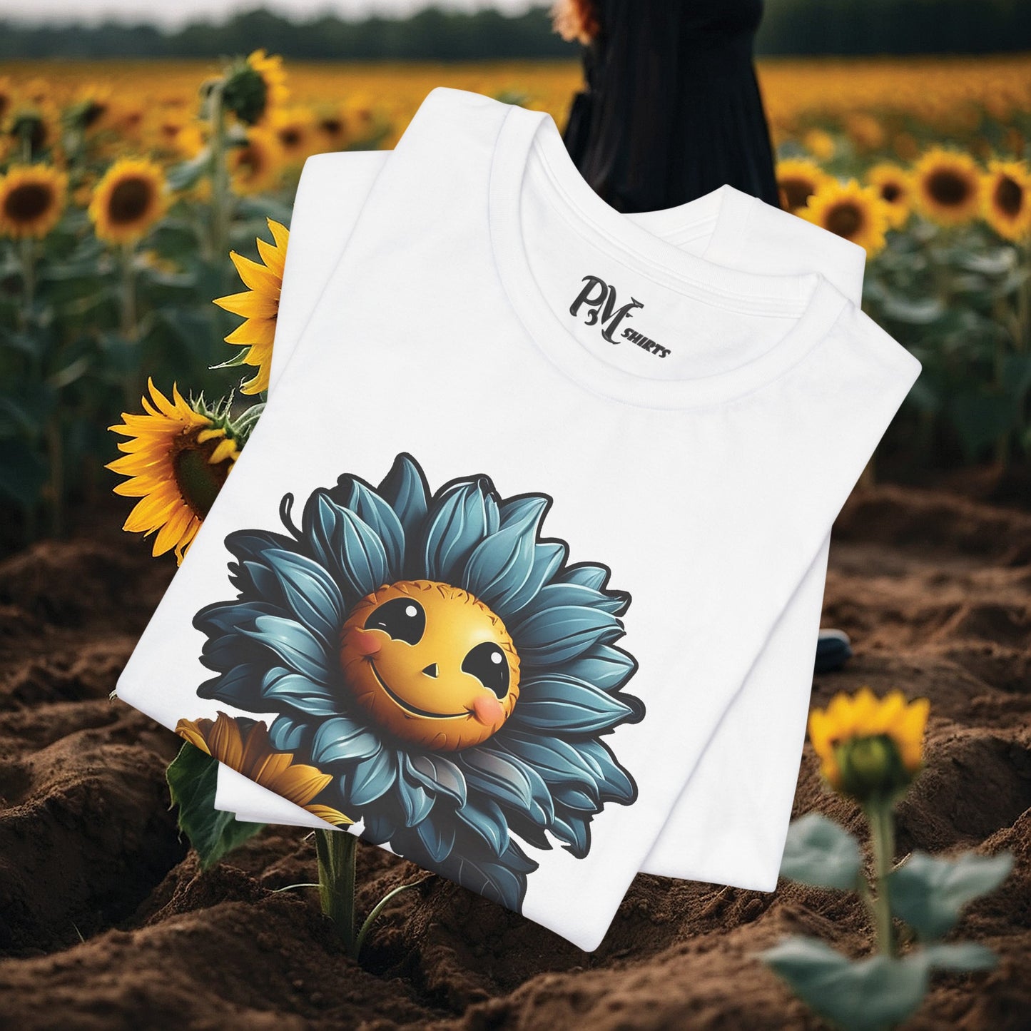 Happy Sunflower Tee (Bella Canvas 3001)