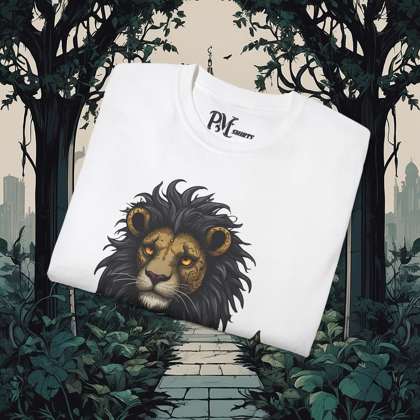 Lion Tribal Tee (Gildan 2000)