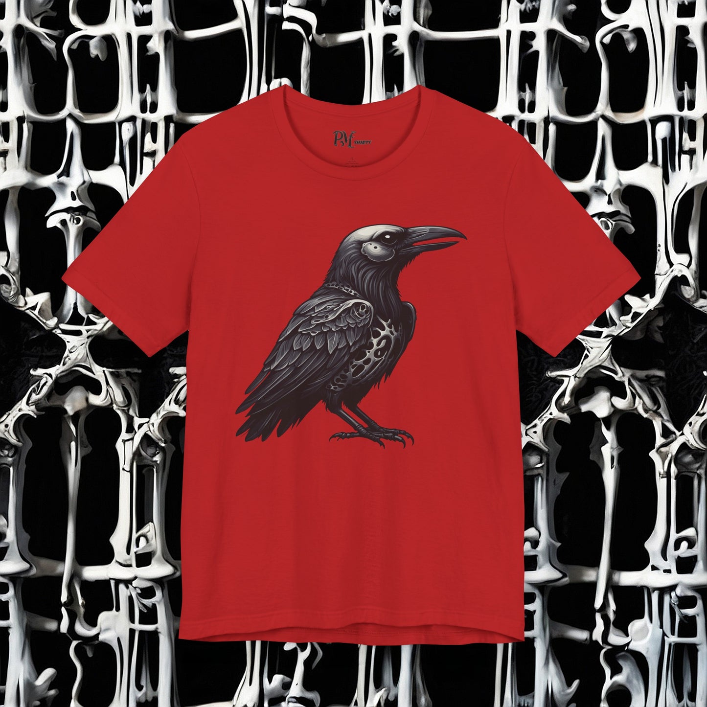Bone Armor Raven Tee (Bella Canvas 3001)
