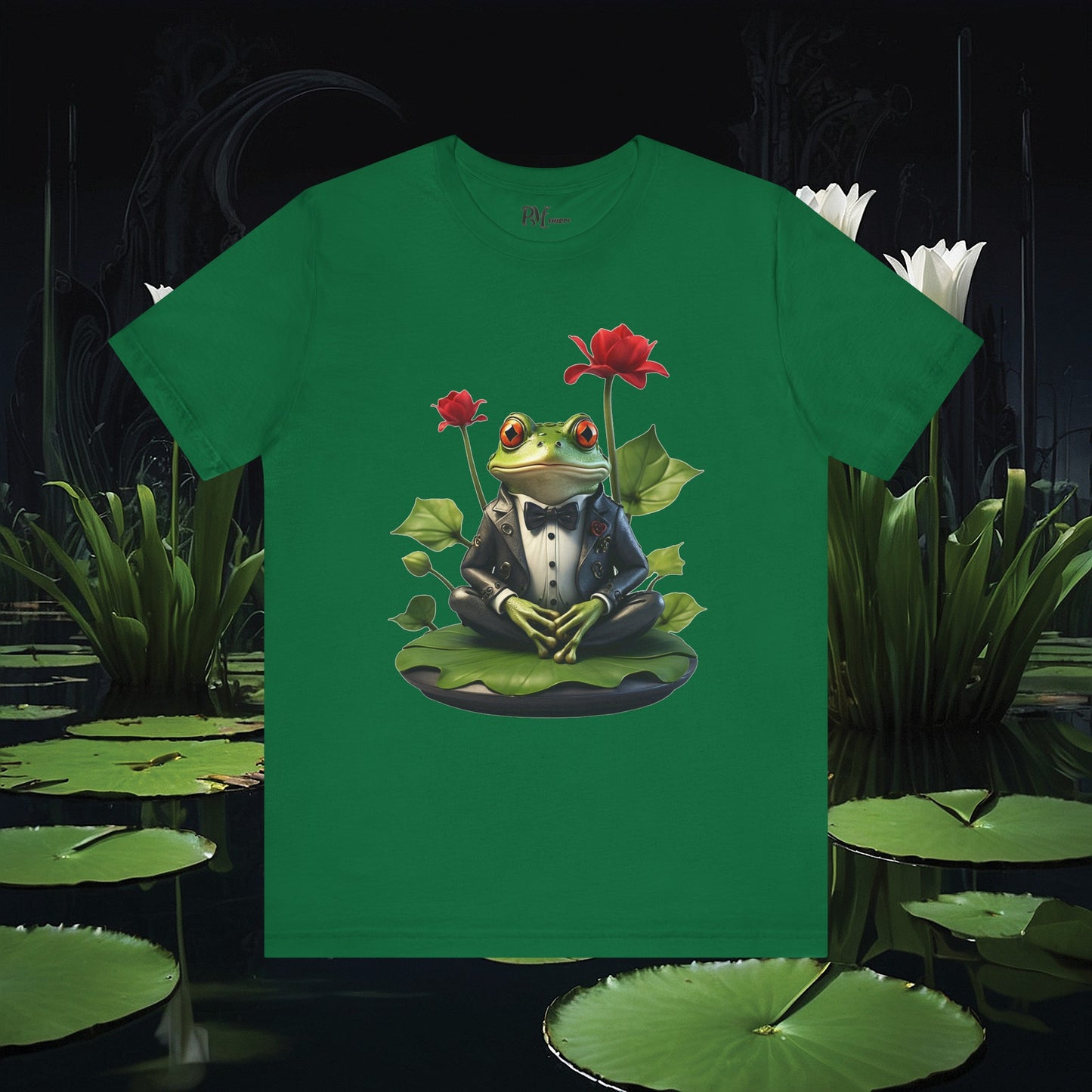 Frog on Lily Pad Tee (Bella Canvas 3001)