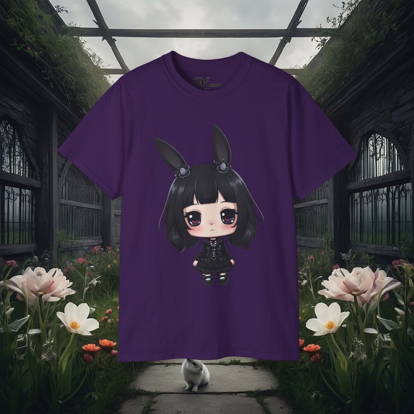 Anime Bunny Ears Tee (Gildan 2000)