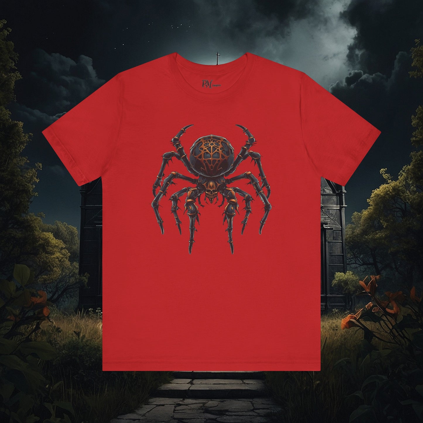 Skull Spider Tee (Bella Canvas 3001)