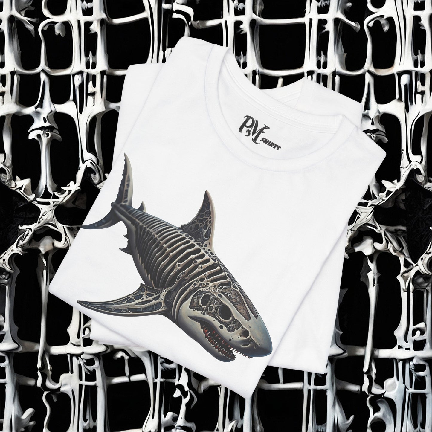 Bone Shark Tee (Bella Canvas 3001)