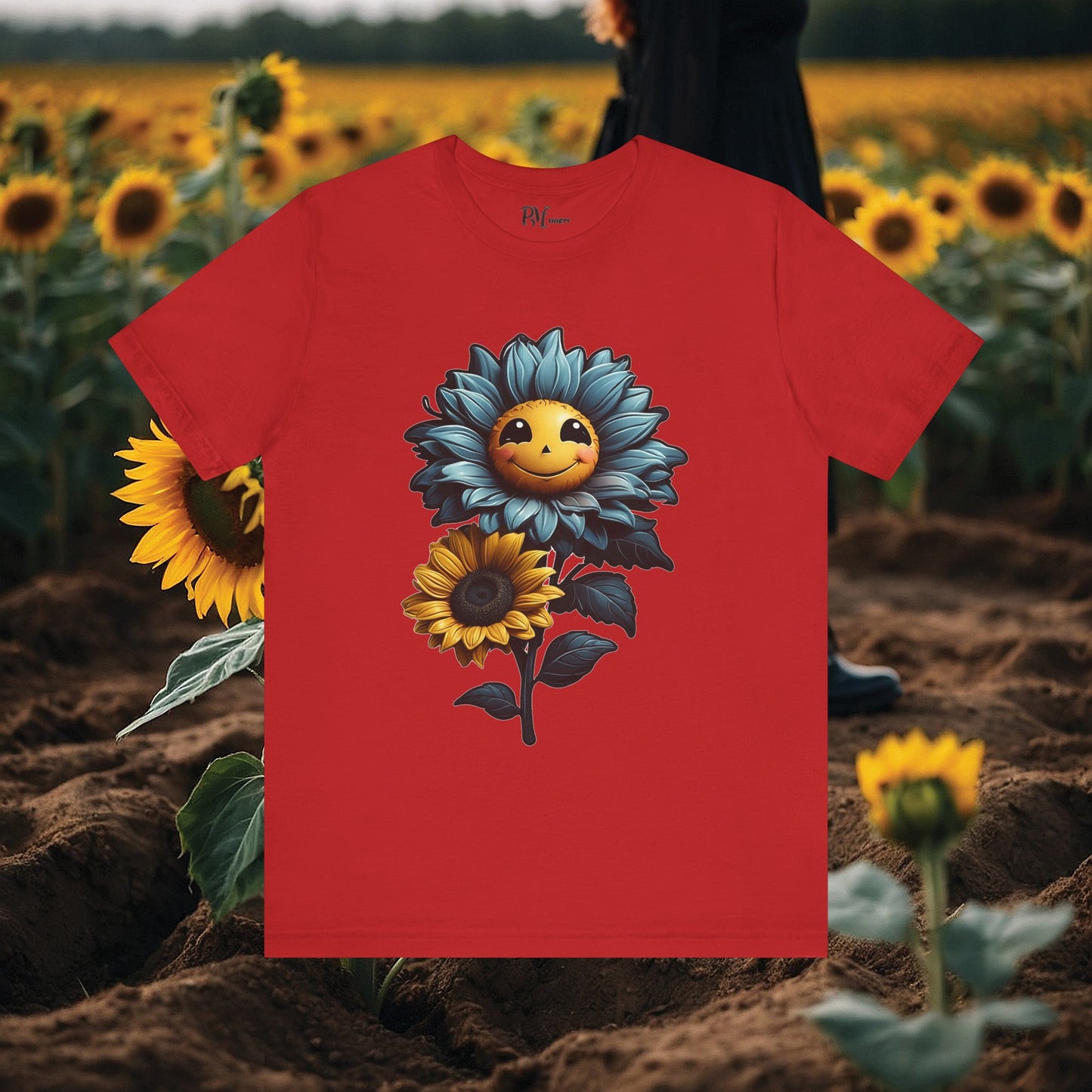 Happy Sunflower Tee (Bella Canvas 3001)