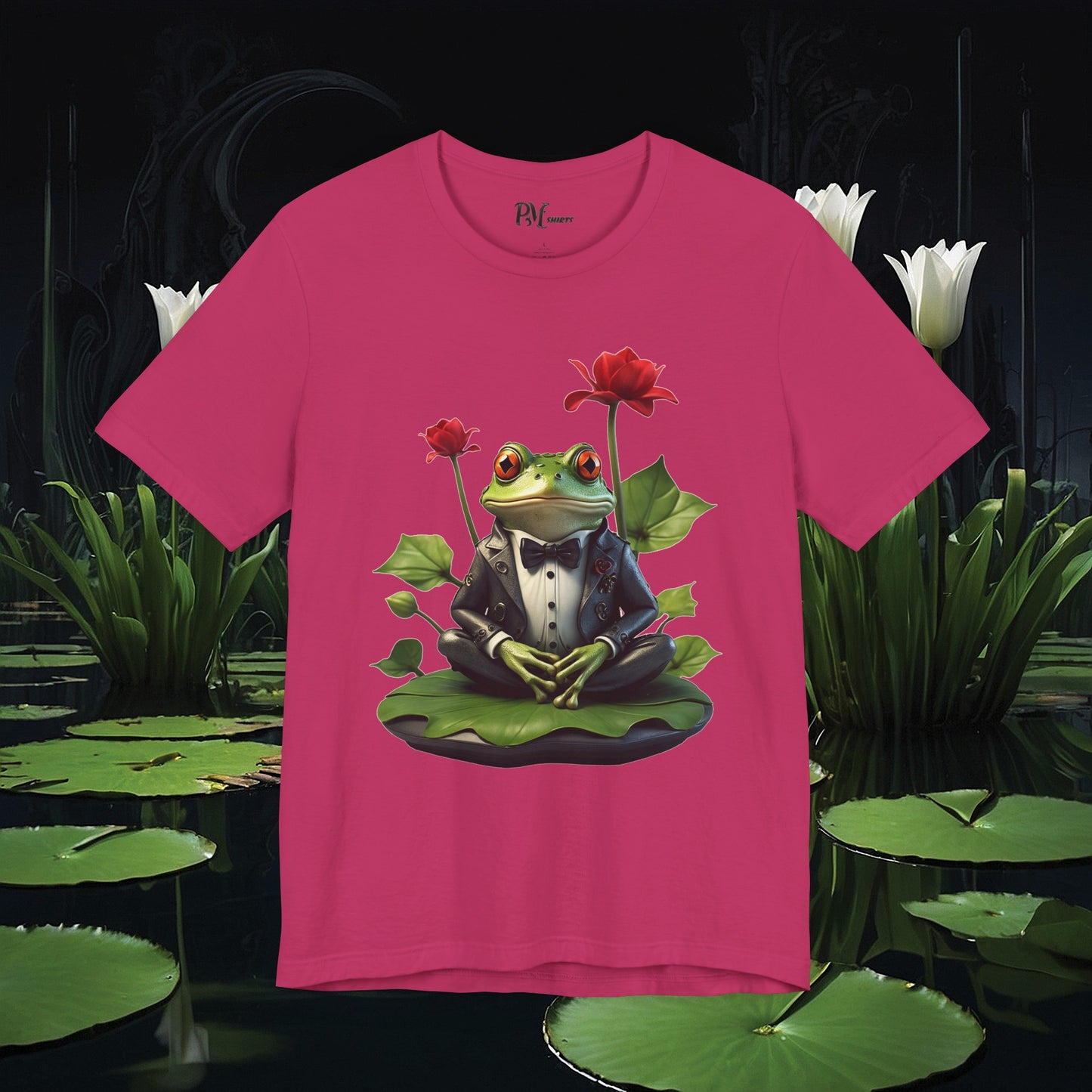 Frog on Lily Pad Tee (Bella Canvas 3001)