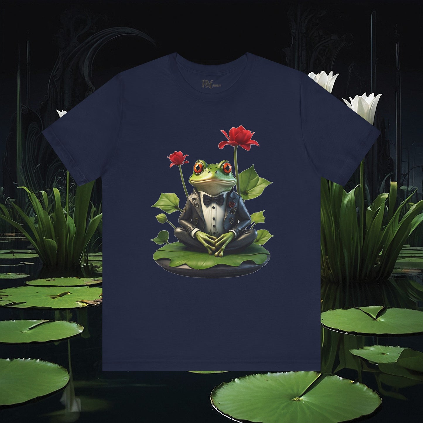 Frog on Lily Pad Tee (Bella Canvas 3001)