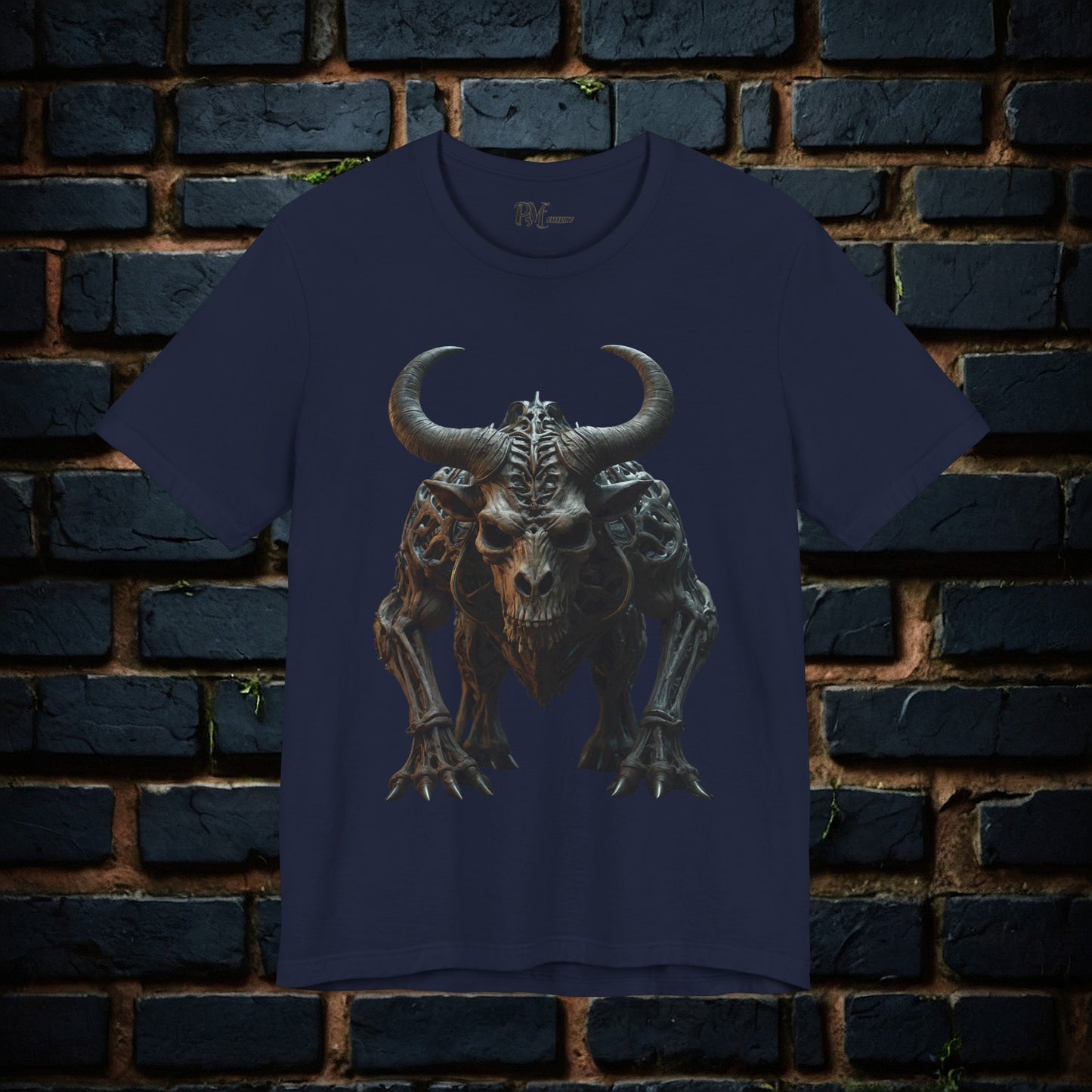 Bone Minotaur Stance Tee (Bella Canvas 3001)