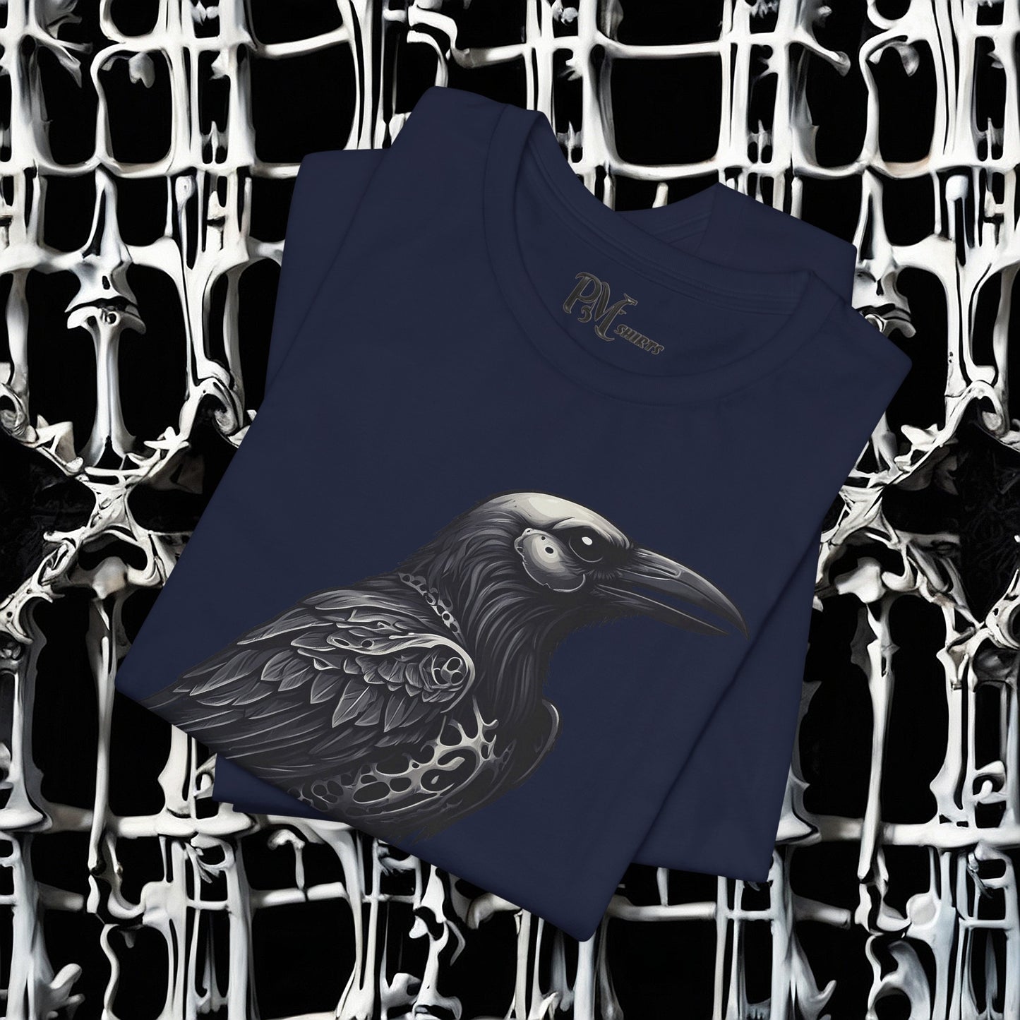 Bone Armor Raven Tee (Bella Canvas 3001)