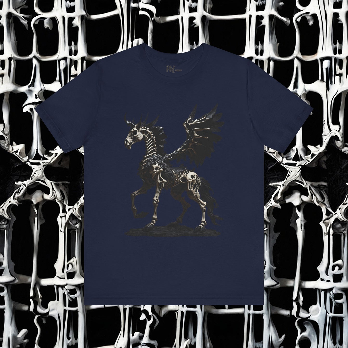 Bone Pegasus Tee (Bella Canvas 3001)