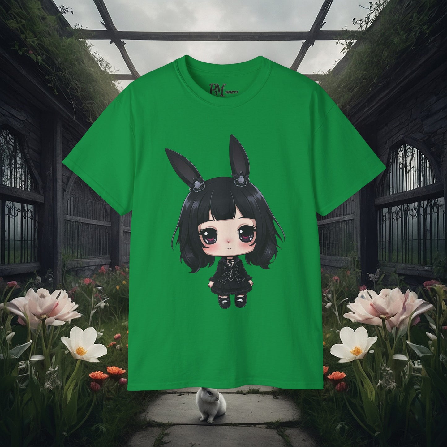 Anime Bunny Ears Tee (Gildan 2000)