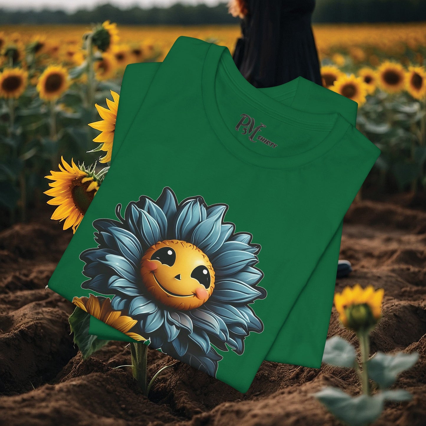 Happy Sunflower Tee (Bella Canvas 3001)