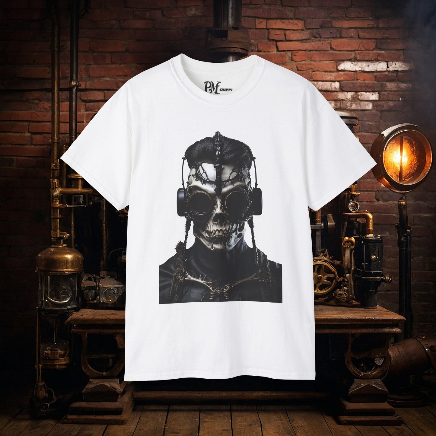 Steam Punk Skull Tee (Gildan 2000)