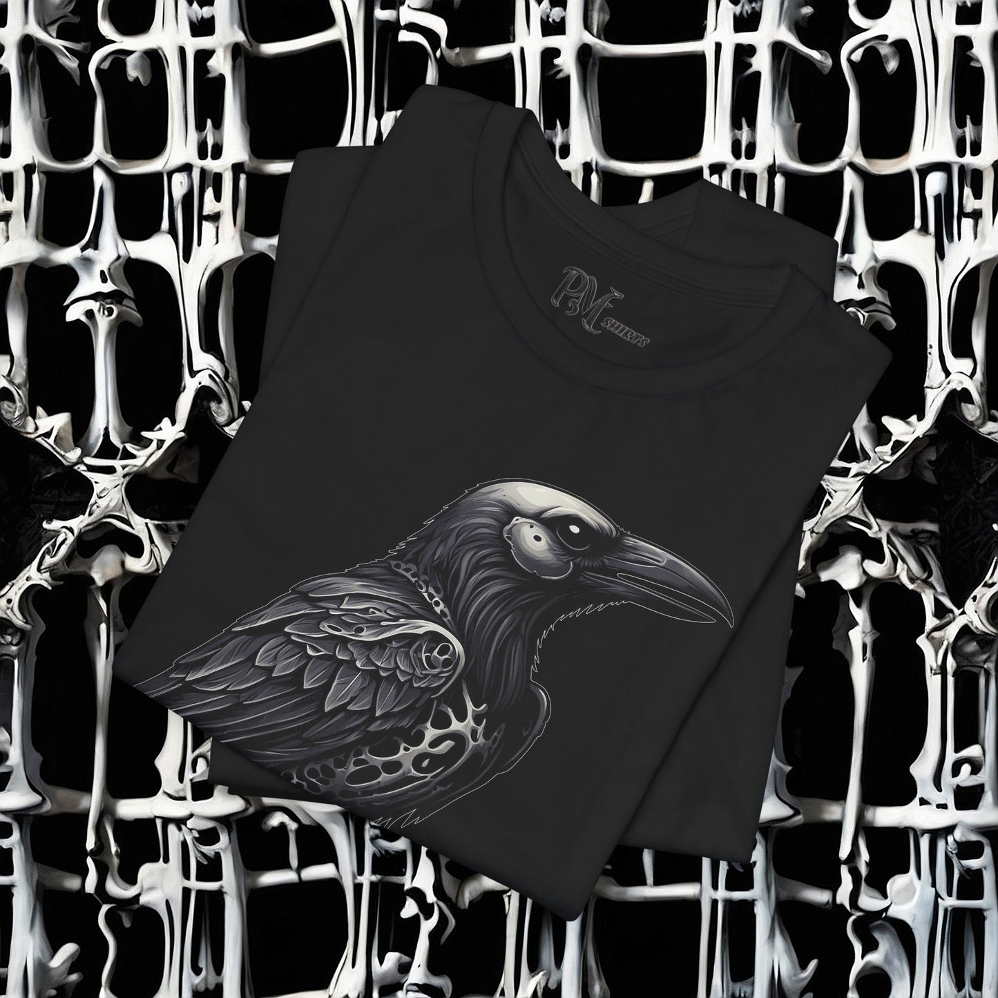 Bone Armor Raven Tee (Bella Canvas 3001)