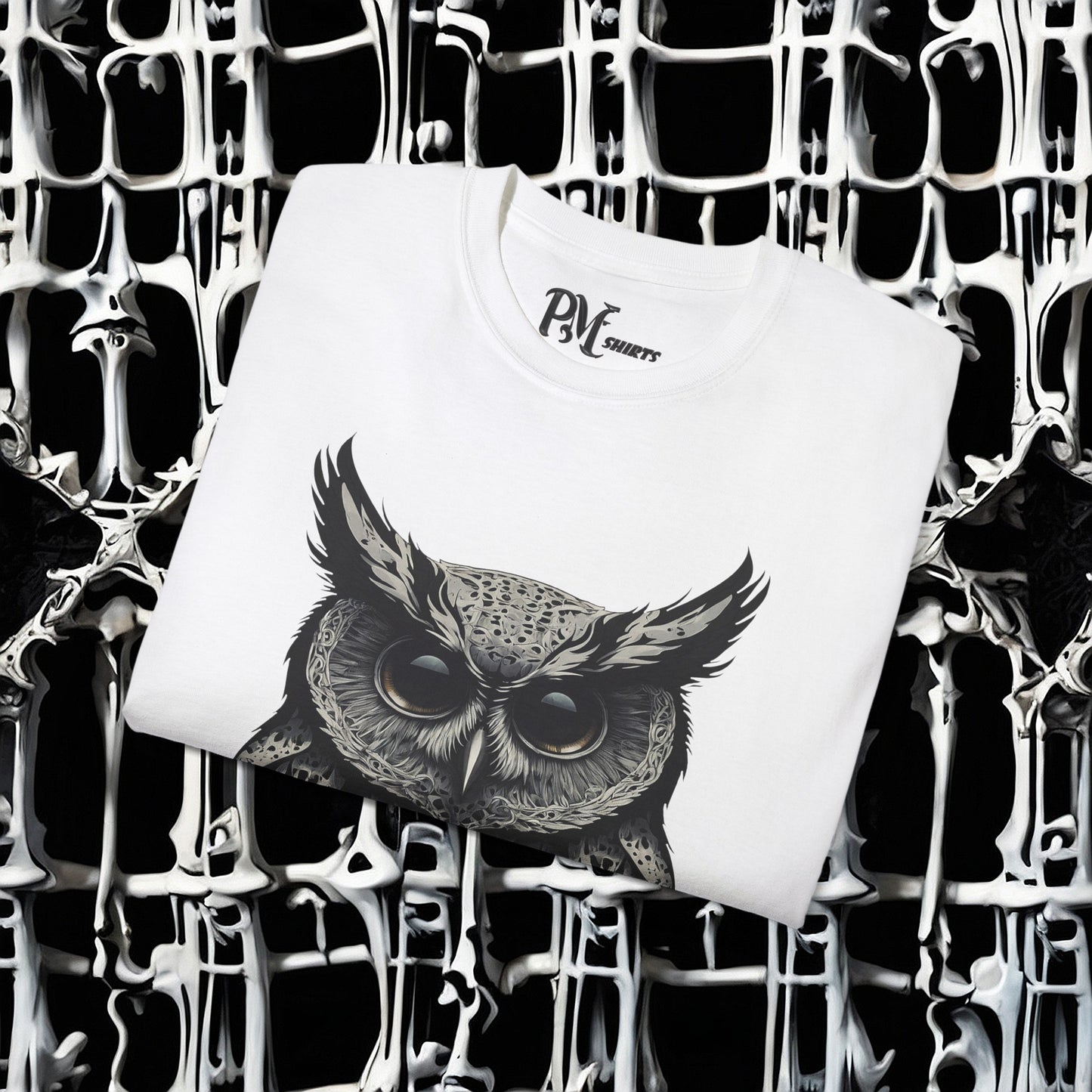 Bone Armor Owl Tee (Gildan 2000)