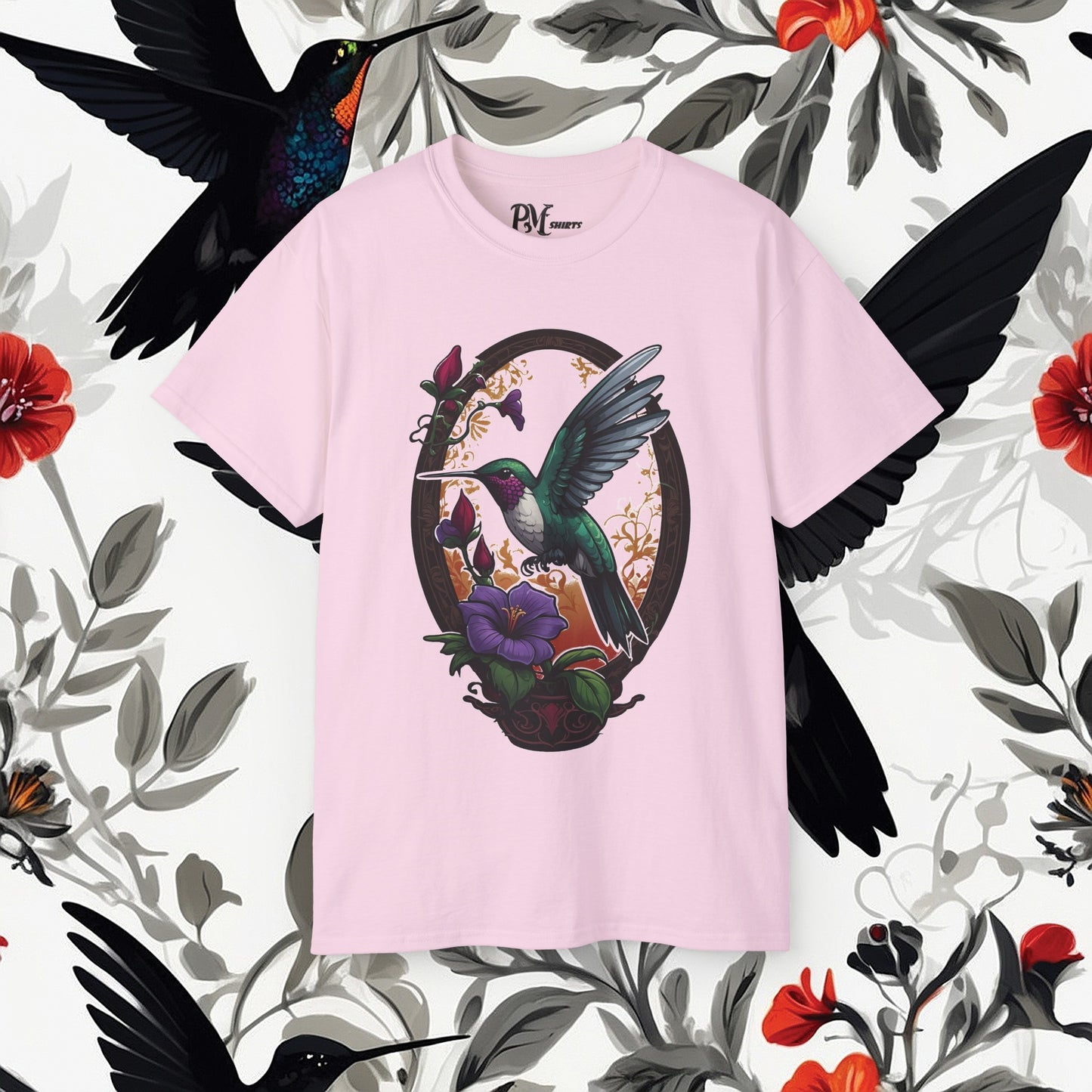Hummingbird Feeding Tee (Gildan 2000)