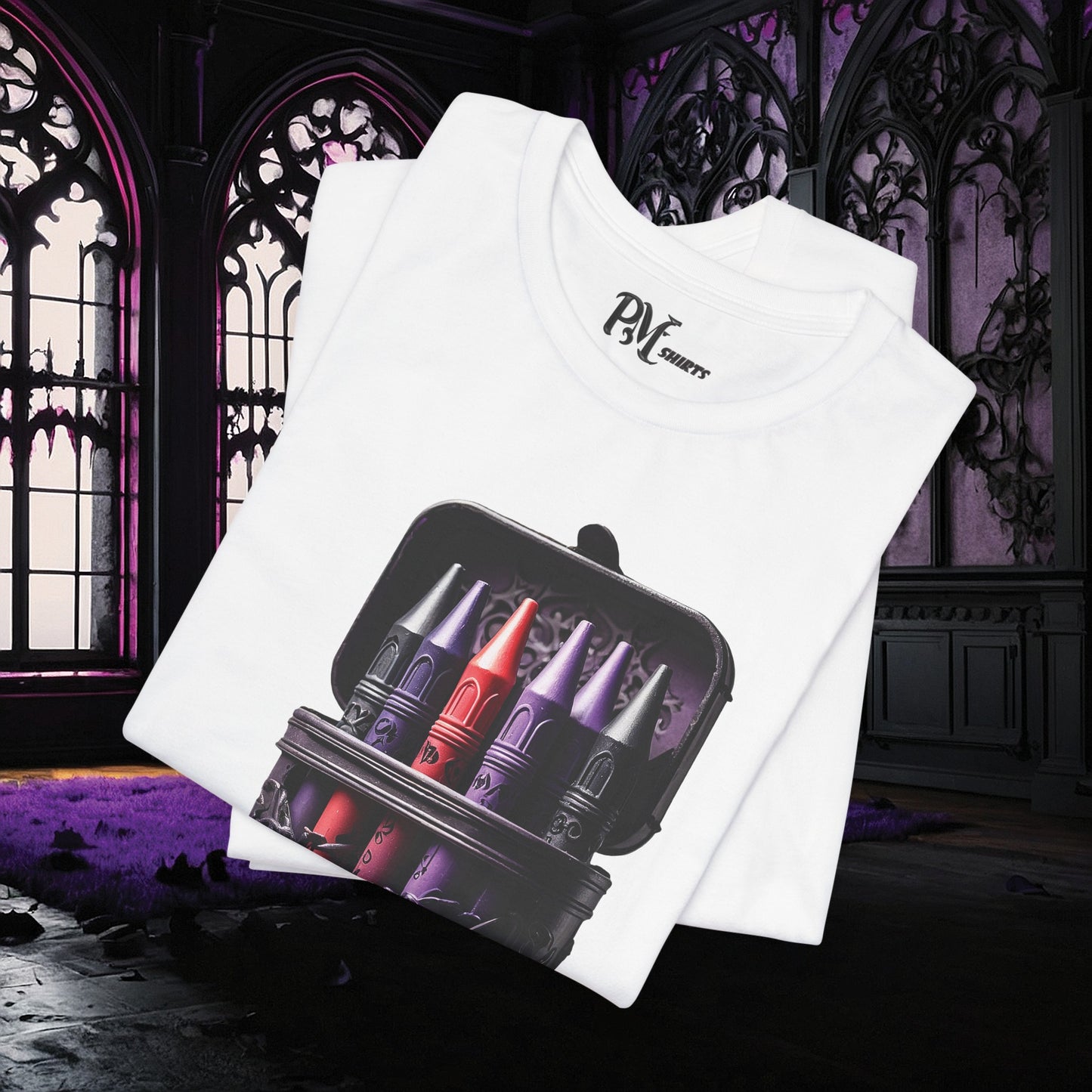 Goth Coloring Tee (Bella Canvas 3001)