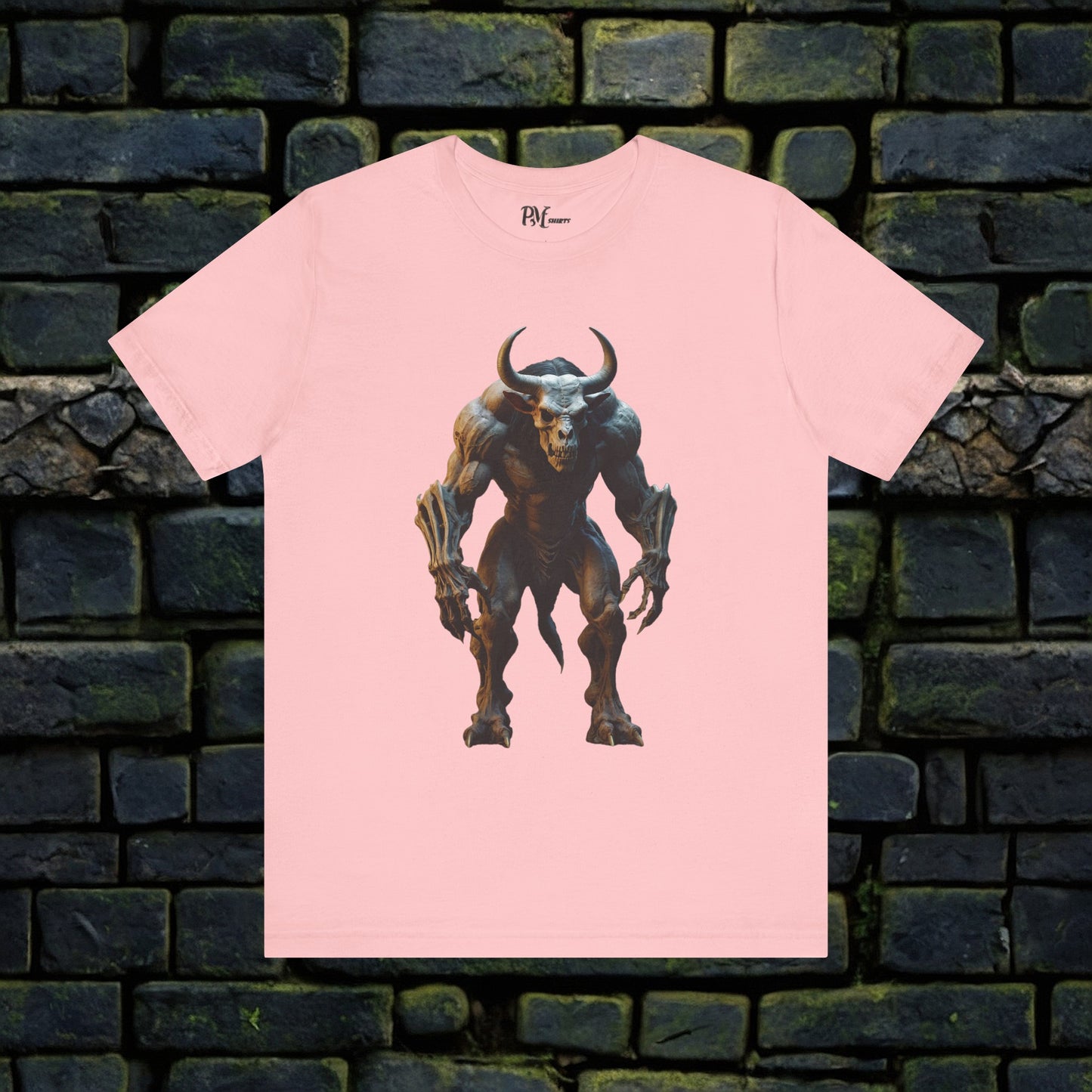 Bone Minotaur Tee (Bella Canvas 3001)