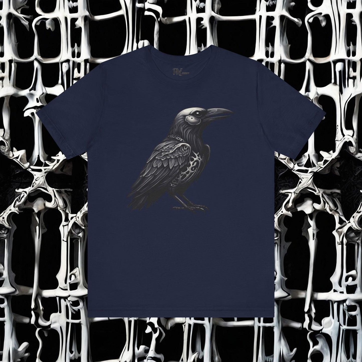 Bone Armor Raven Tee (Bella Canvas 3001)