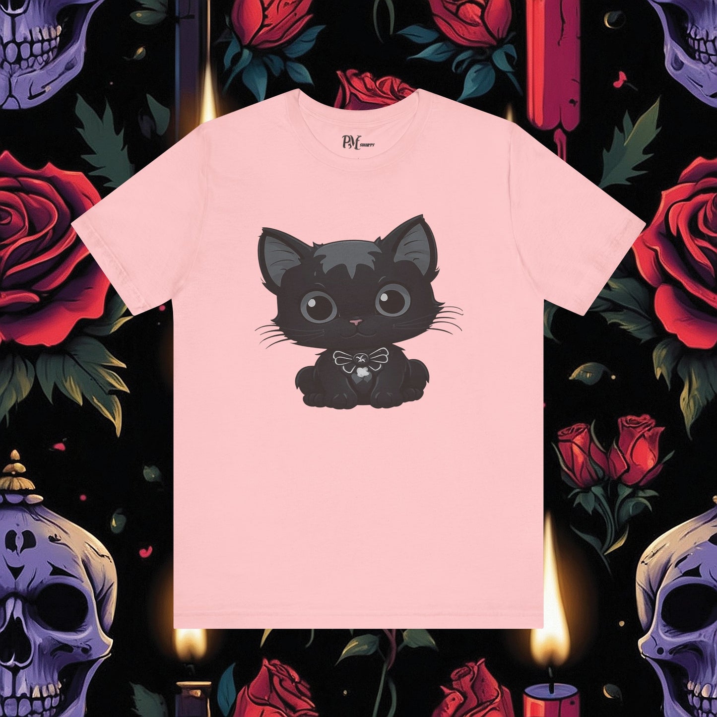 Darkly Adorable Cat (Bella Canvas 3001)
