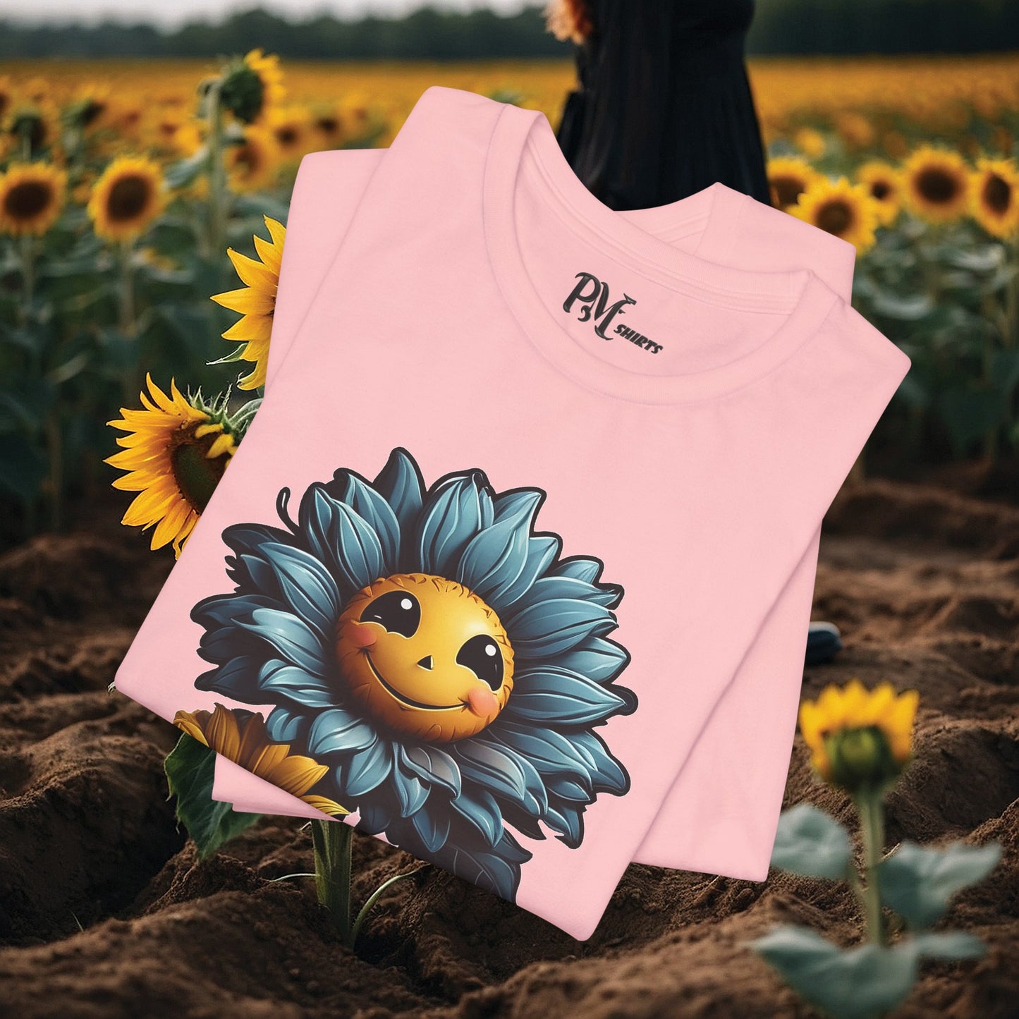 Happy Sunflower Tee (Bella Canvas 3001)