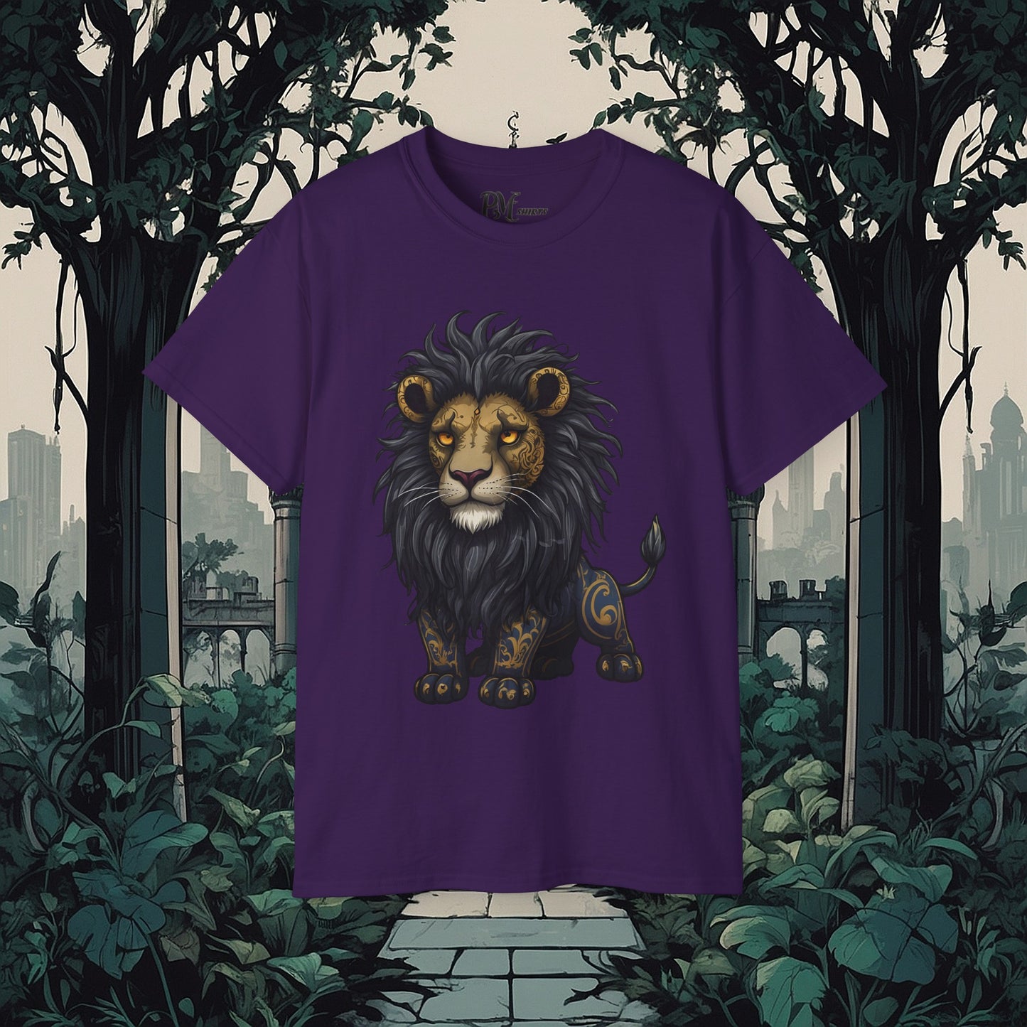 Lion Tribal Tee (Gildan 2000)