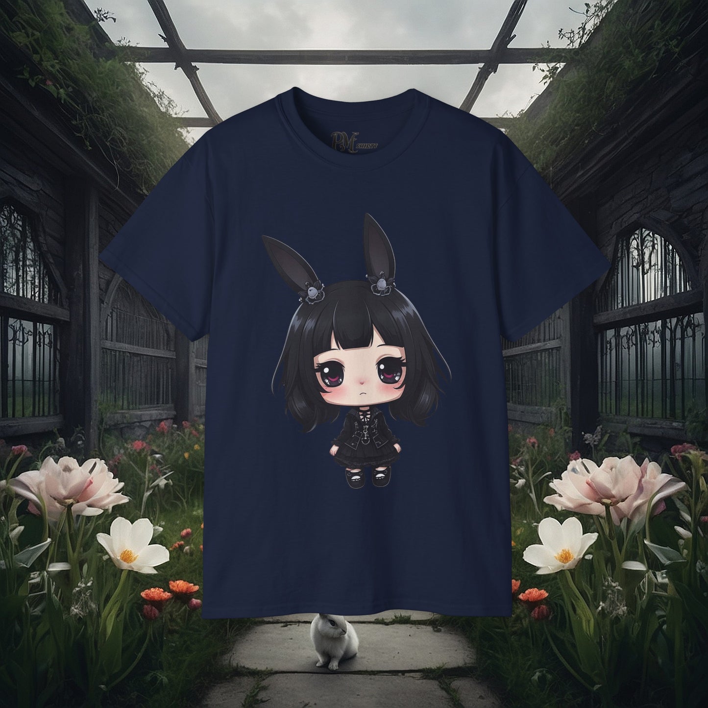 Anime Bunny Ears Tee (Gildan 2000)
