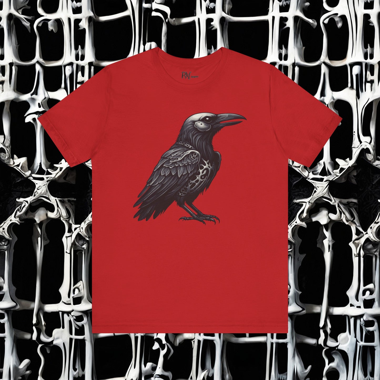 Bone Armor Raven Tee (Bella Canvas 3001)
