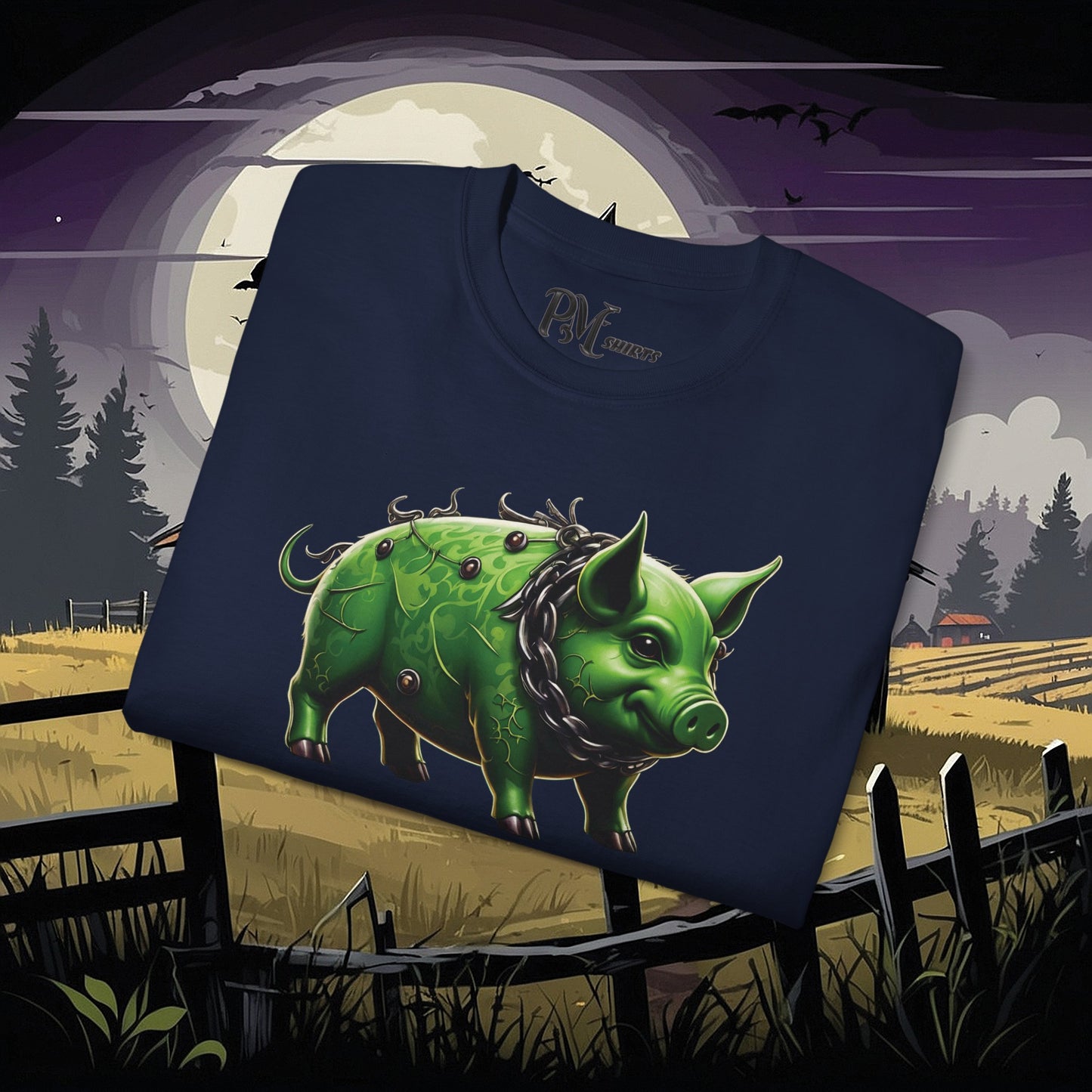 Green Pig Tee (Gildan 2000)