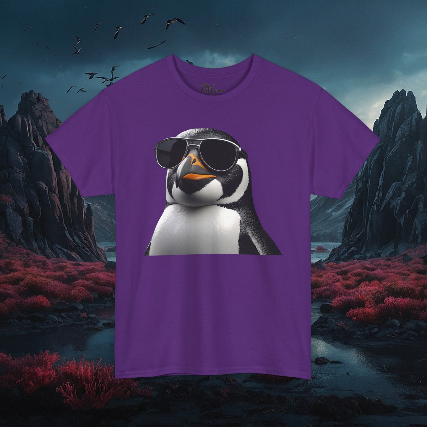 Gothic Penguin T-Shirt: Dark Style Tee
