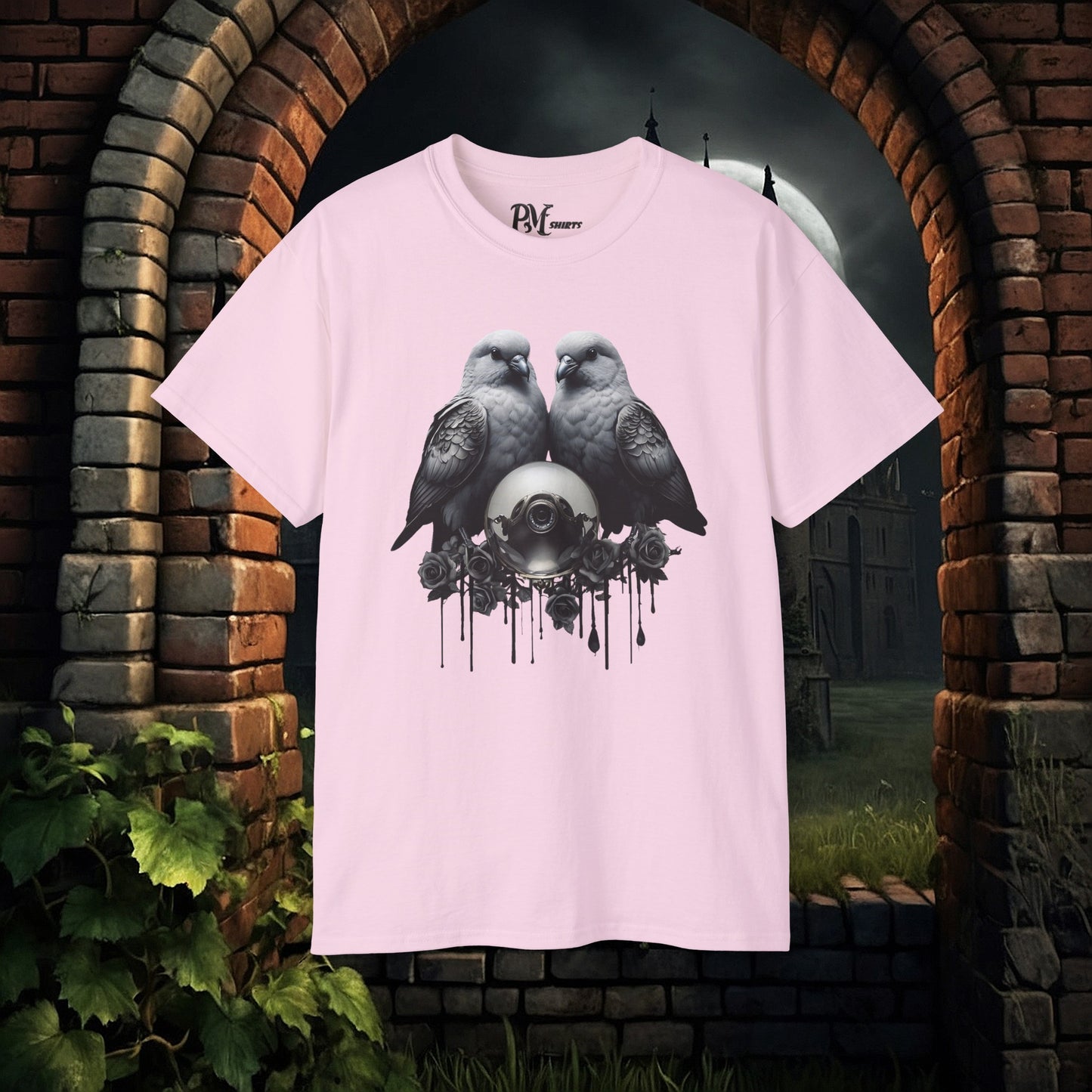 Two Birds with Orb (Gildan 2000)