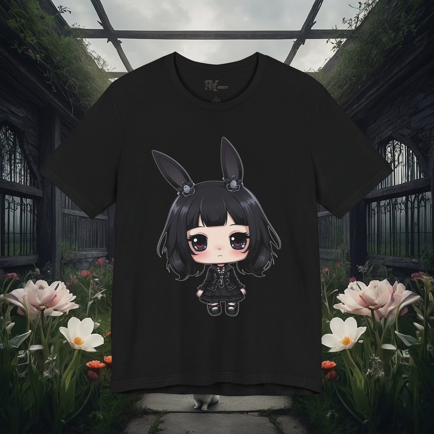 Anime Bunny Ears Tee (Bella Canvas 3001)