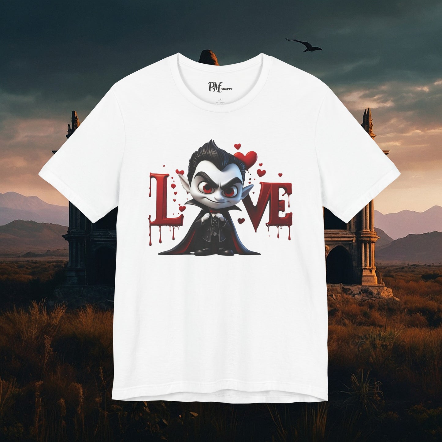 Vampire Bleeding Love Tee (Bella Canvas 3001)