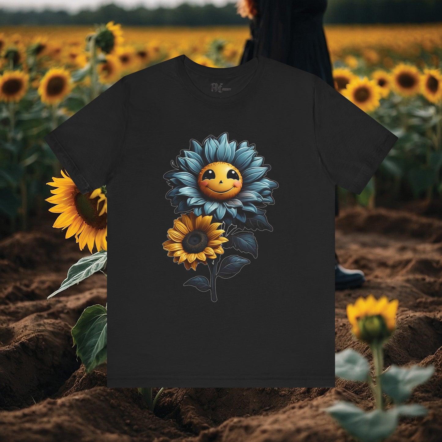 Happy Sunflower Tee (Bella Canvas 3001)