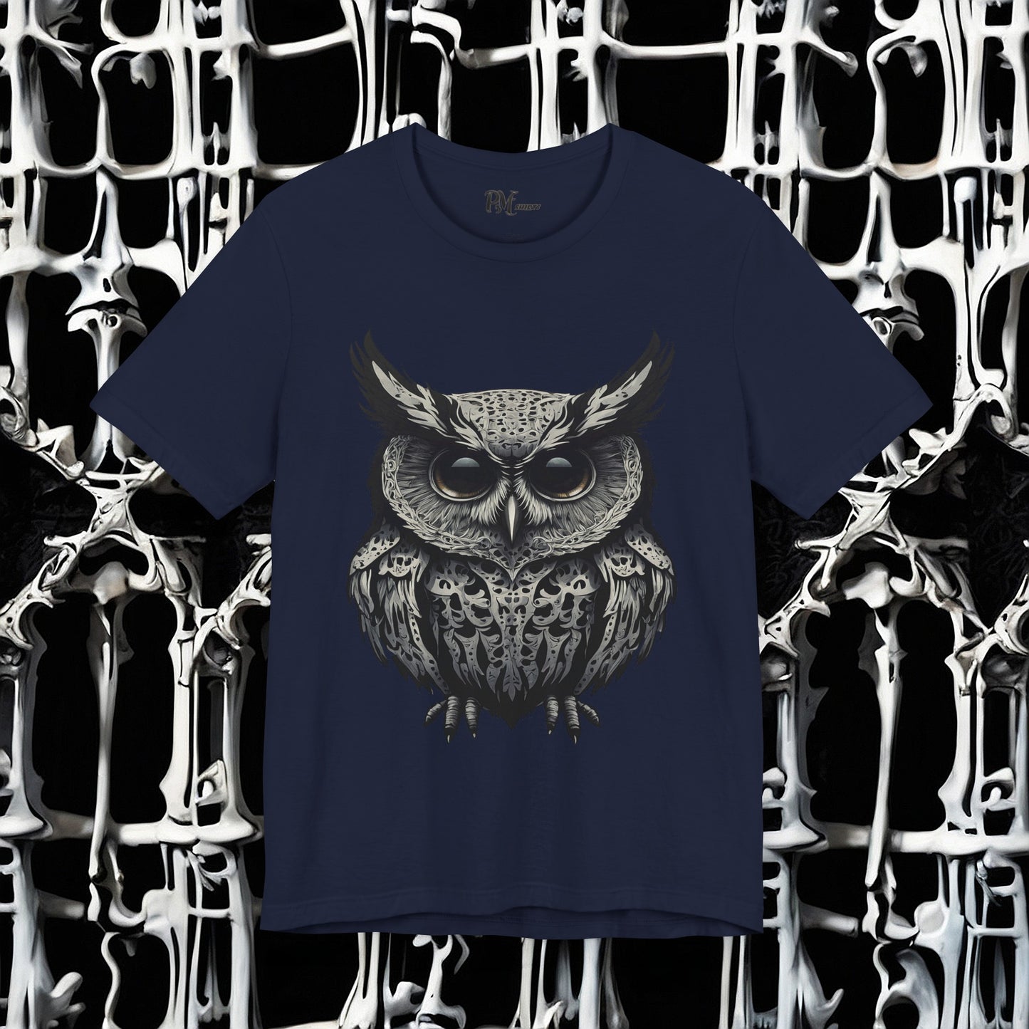 Bone Armor Owl Tee (Bella Canvas 3001)