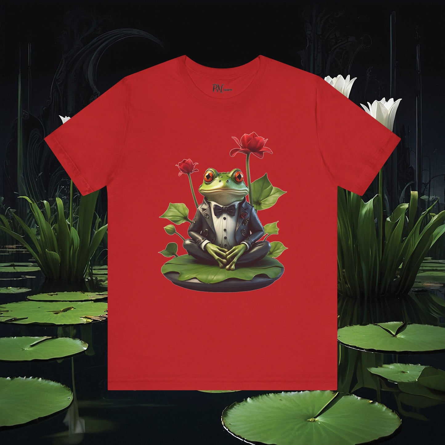 Frog on Lily Pad Tee (Bella Canvas 3001)