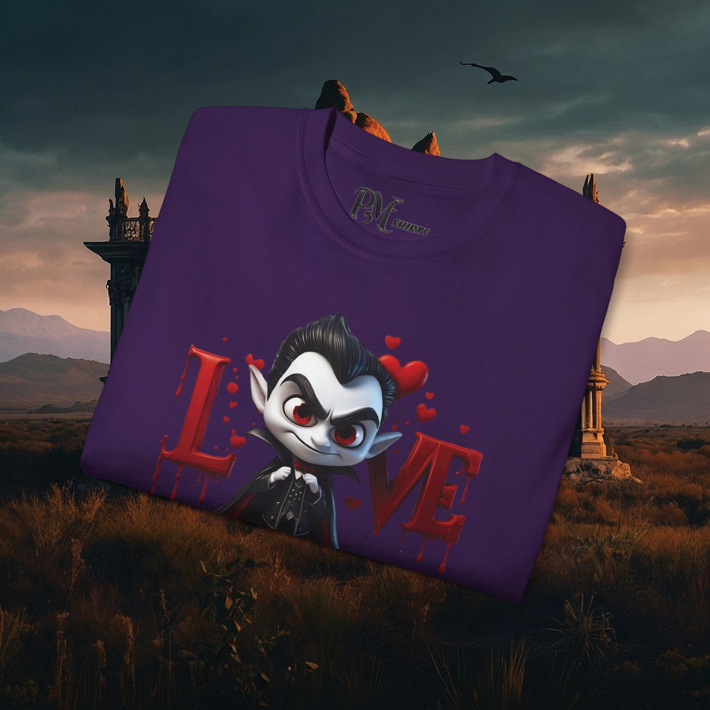 Vampire Bleeding Love Tee (Gildan 2000)