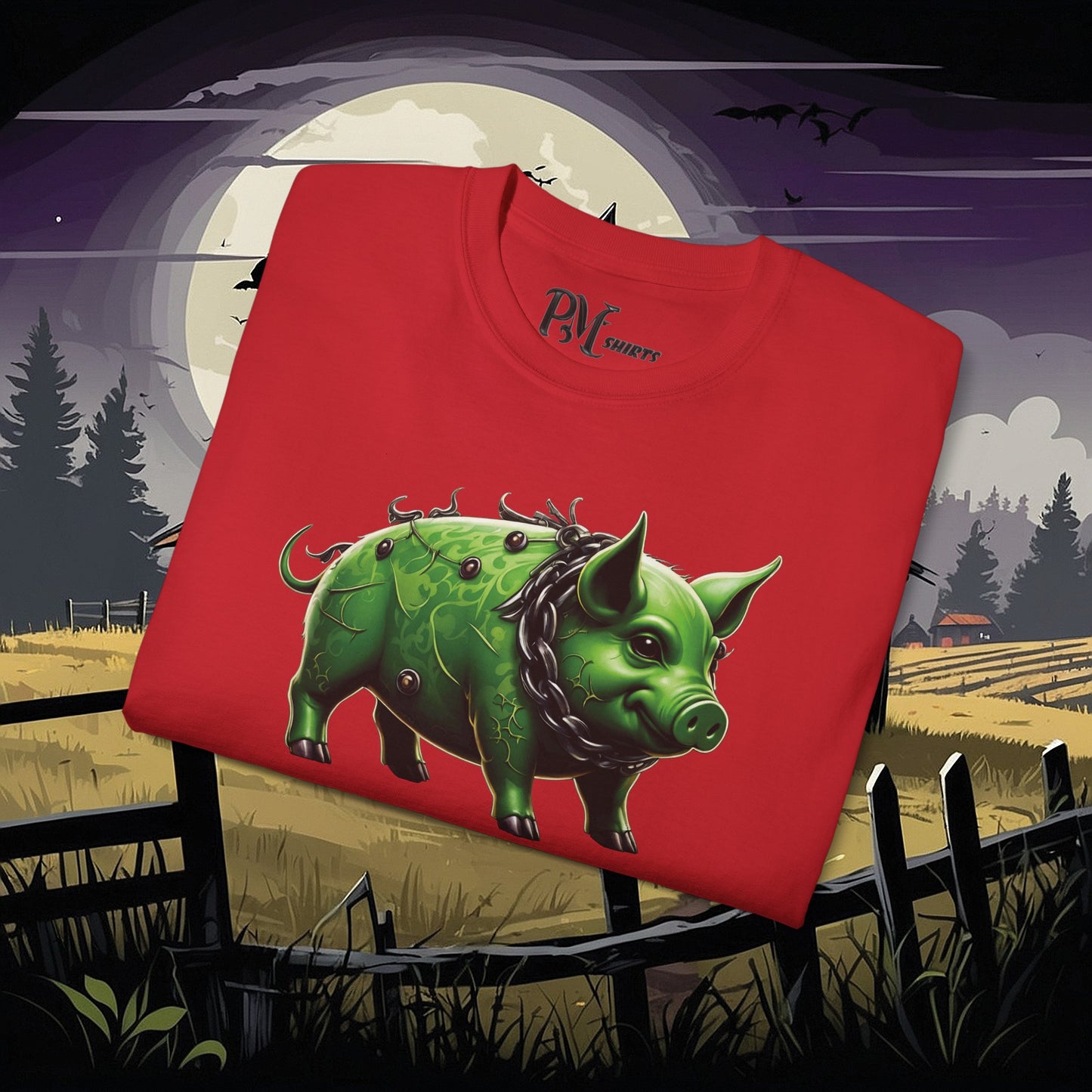 Green Pig Tee (Gildan 2000)