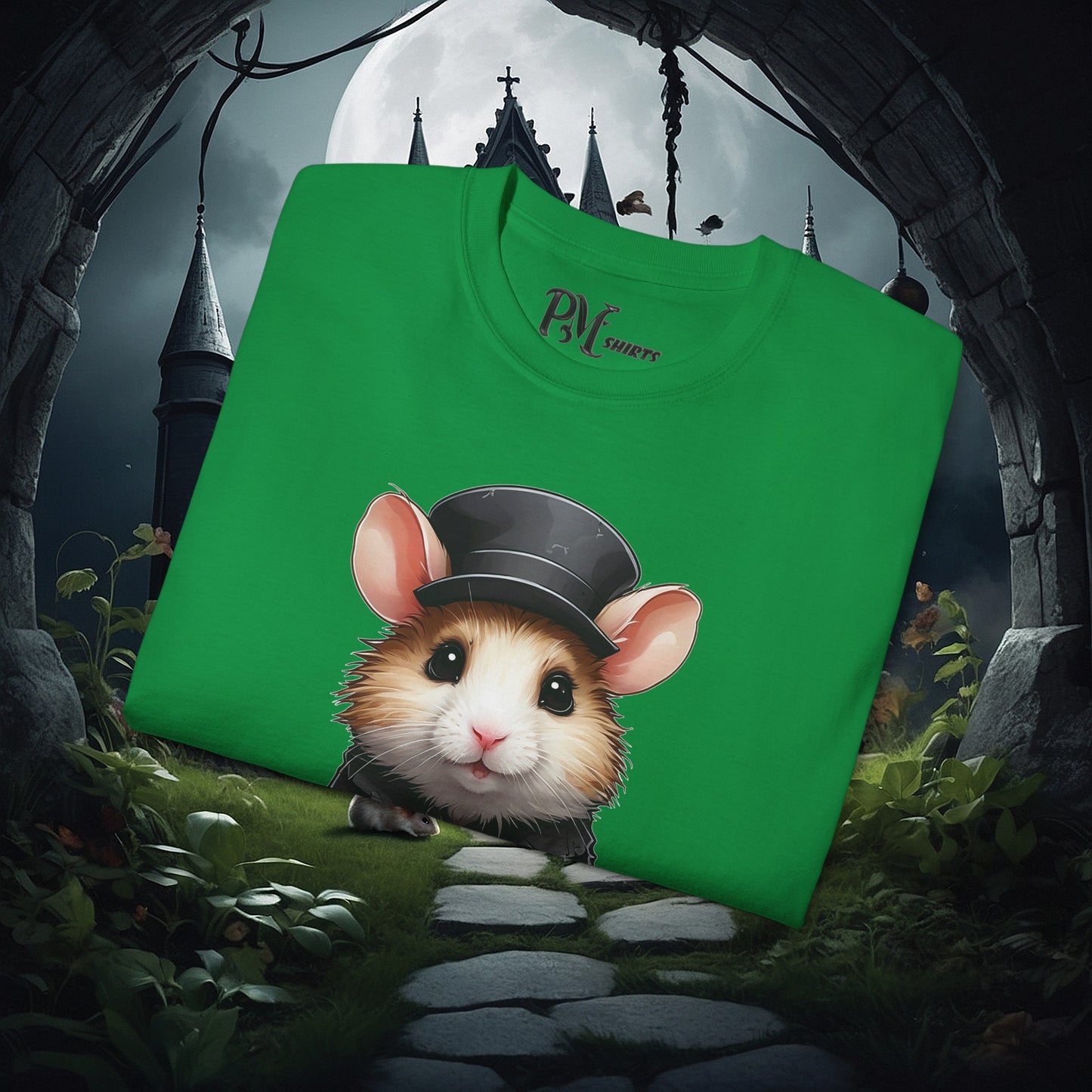 Hamster with Mug Tee (Gildan 2000)