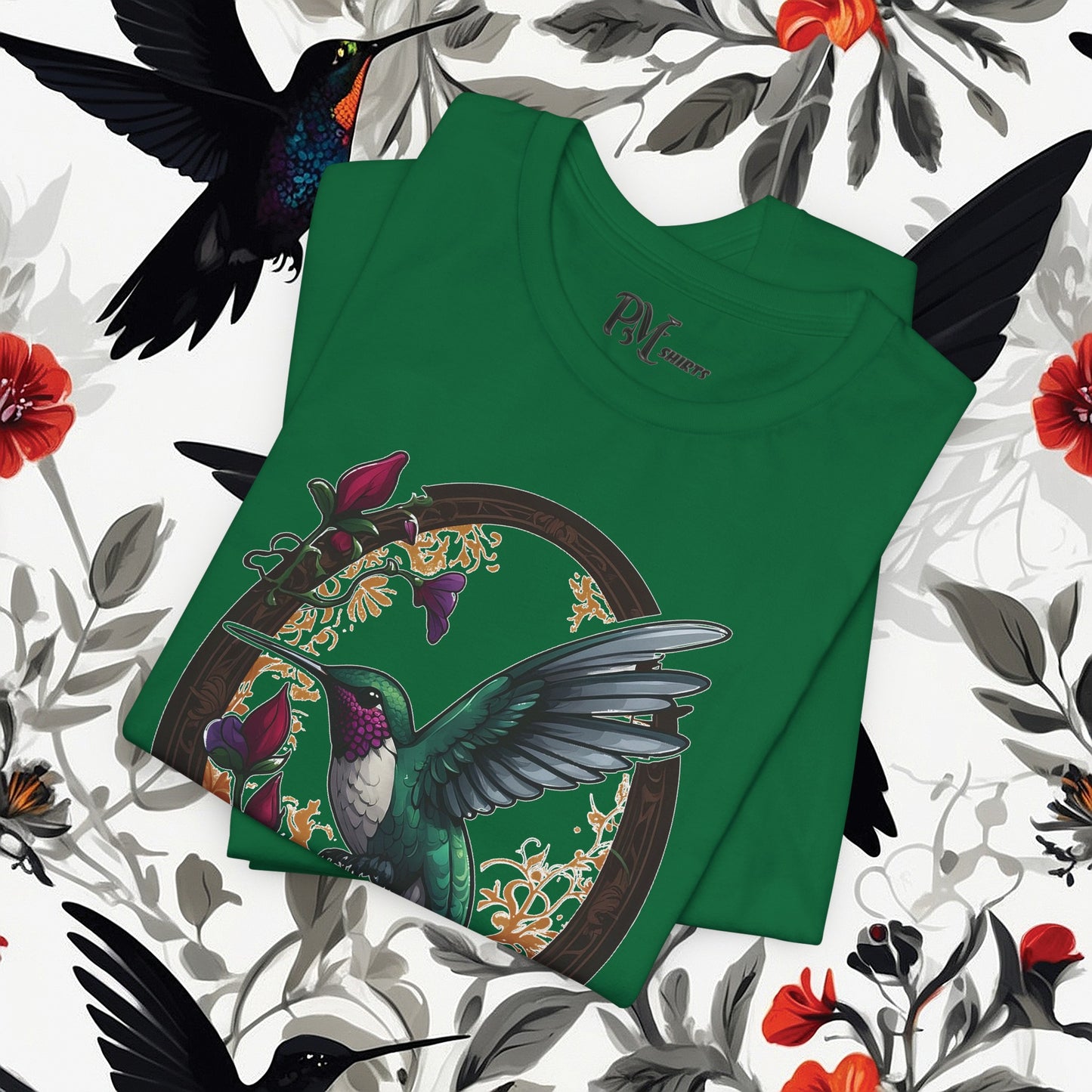 Hummingbird Feeding Tee (Bella Canvas 3001)