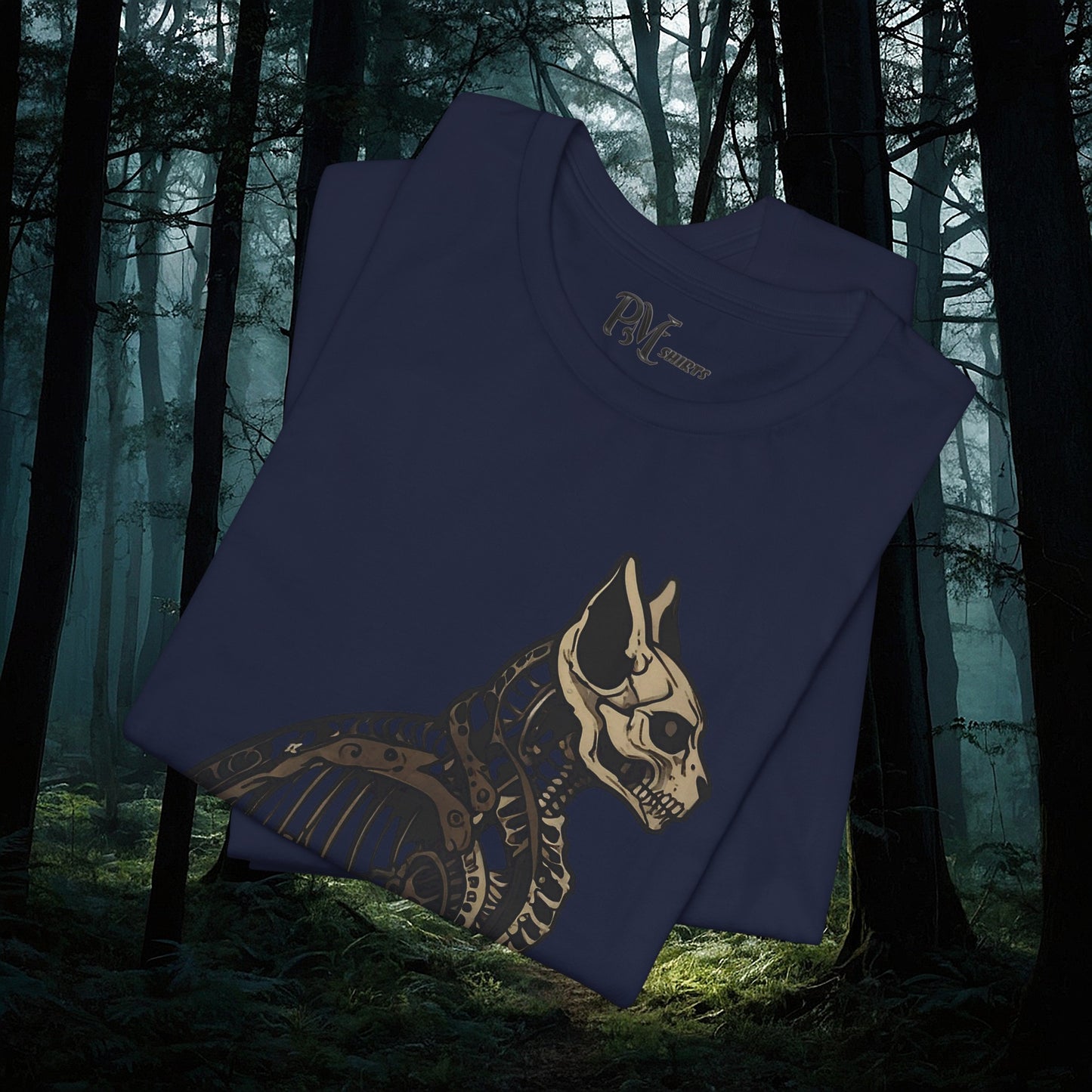 Bone Cat Tee (Bella Canvas 3001)