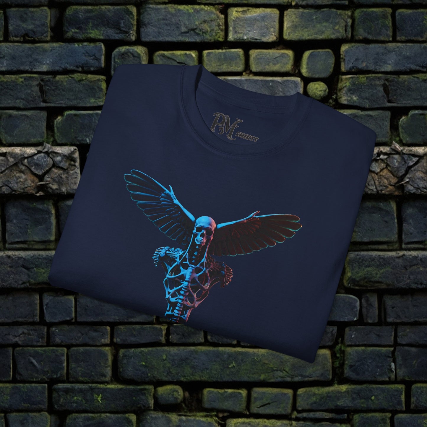 Bone Winged Torso Tee (Gildan 2000)