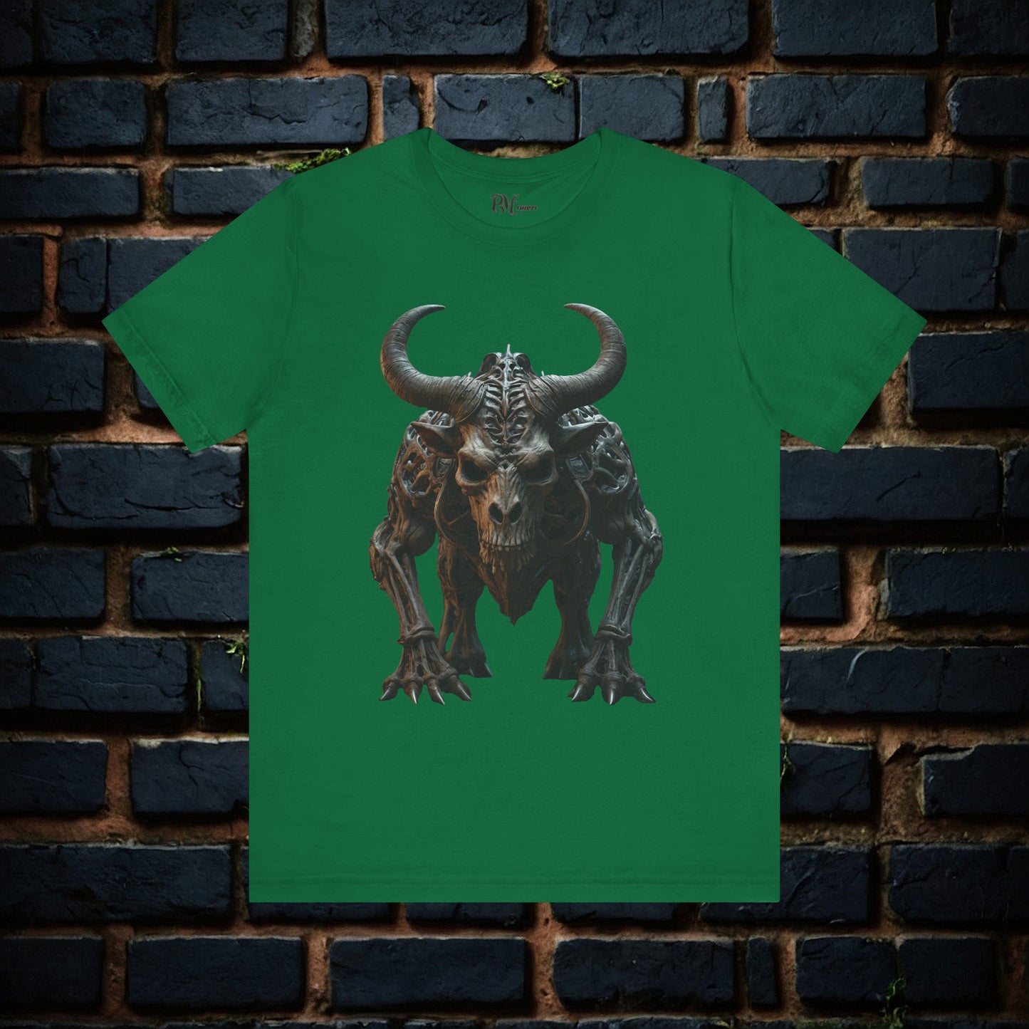 Bone Minotaur Stance Tee (Bella Canvas 3001)