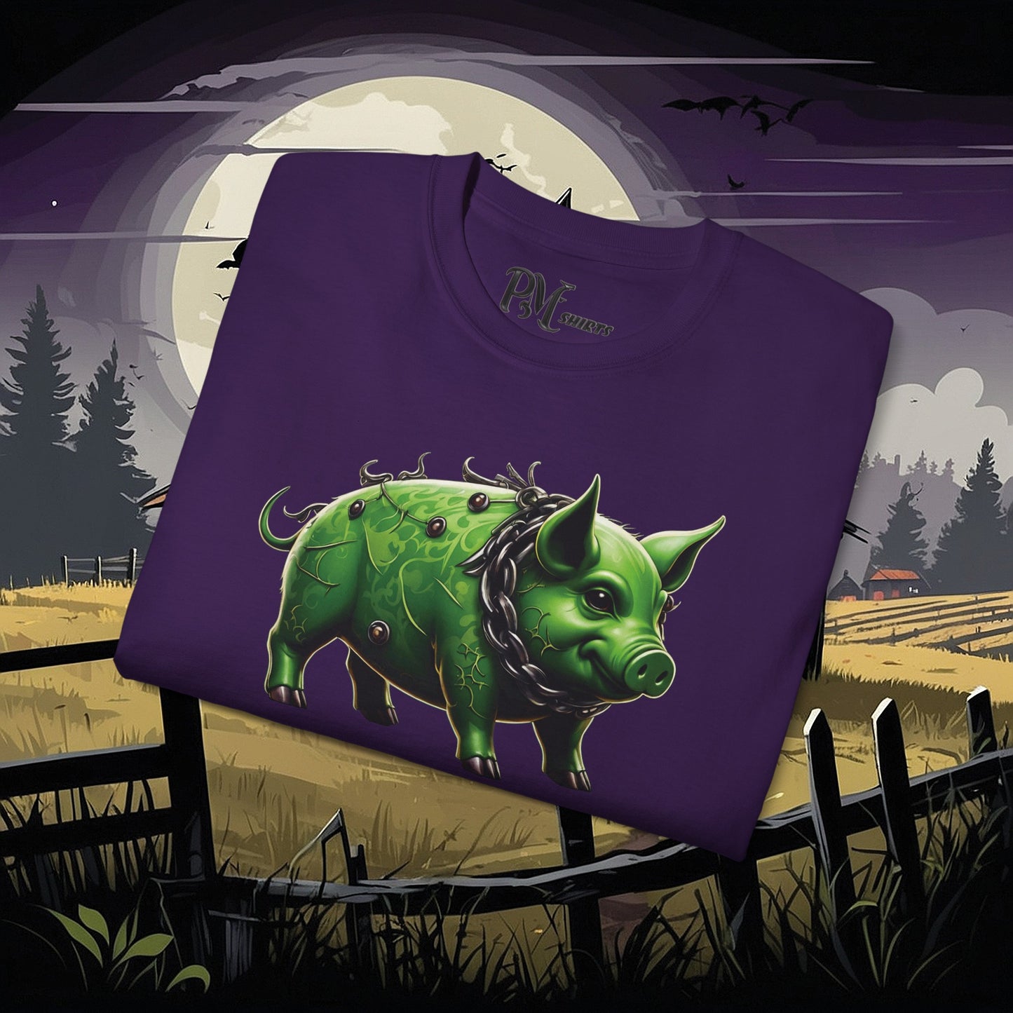Green Pig Tee (Gildan 2000)