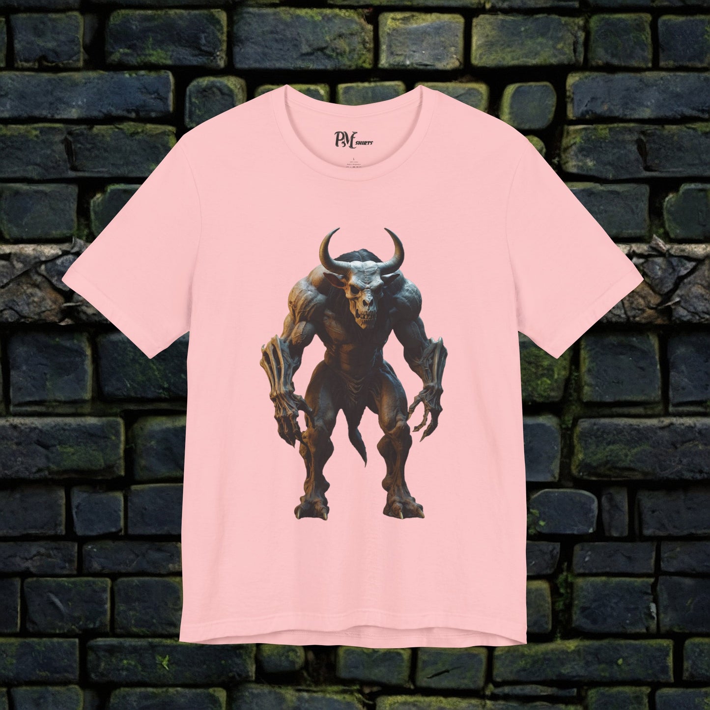 Bone Minotaur Tee (Bella Canvas 3001)