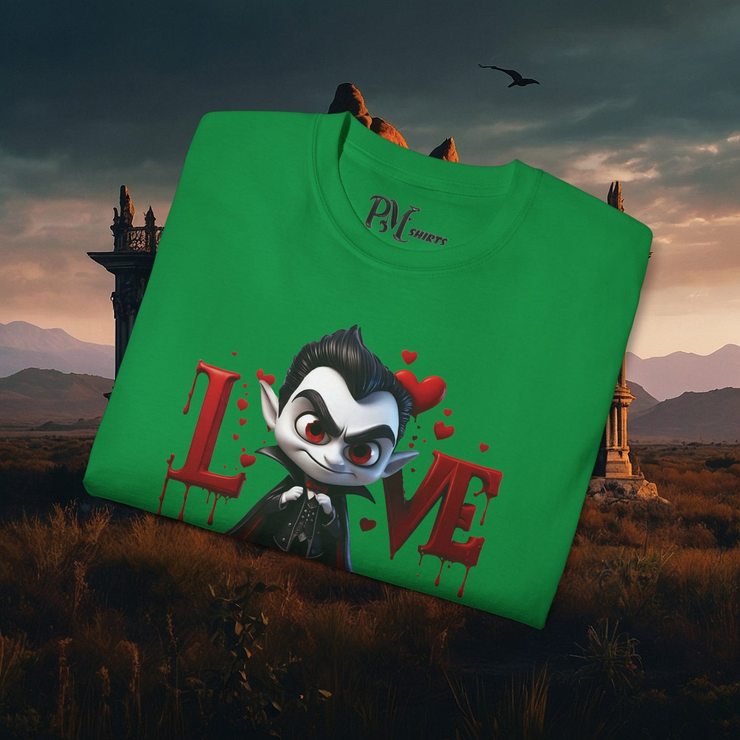 Vampire Bleeding Love Tee (Gildan 2000)