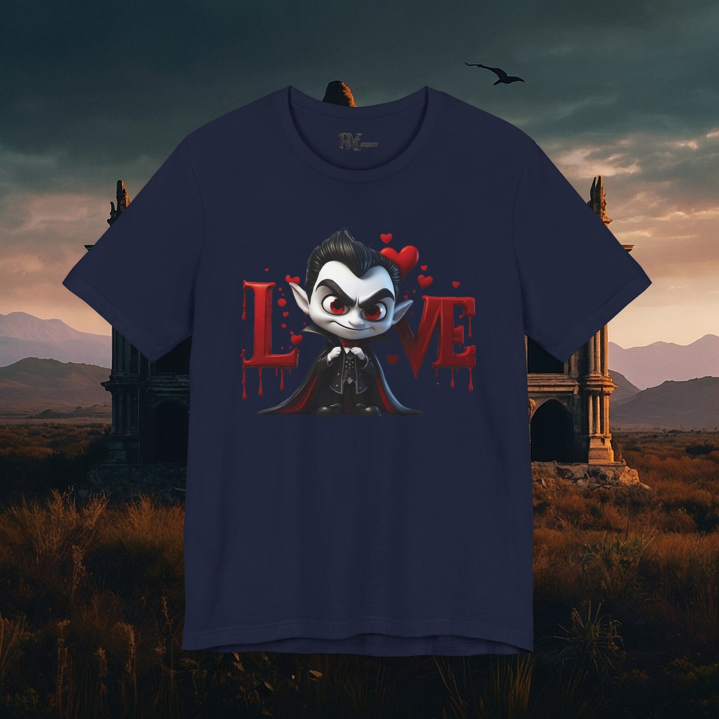 Vampire Bleeding Love Tee (Bella Canvas 3001)