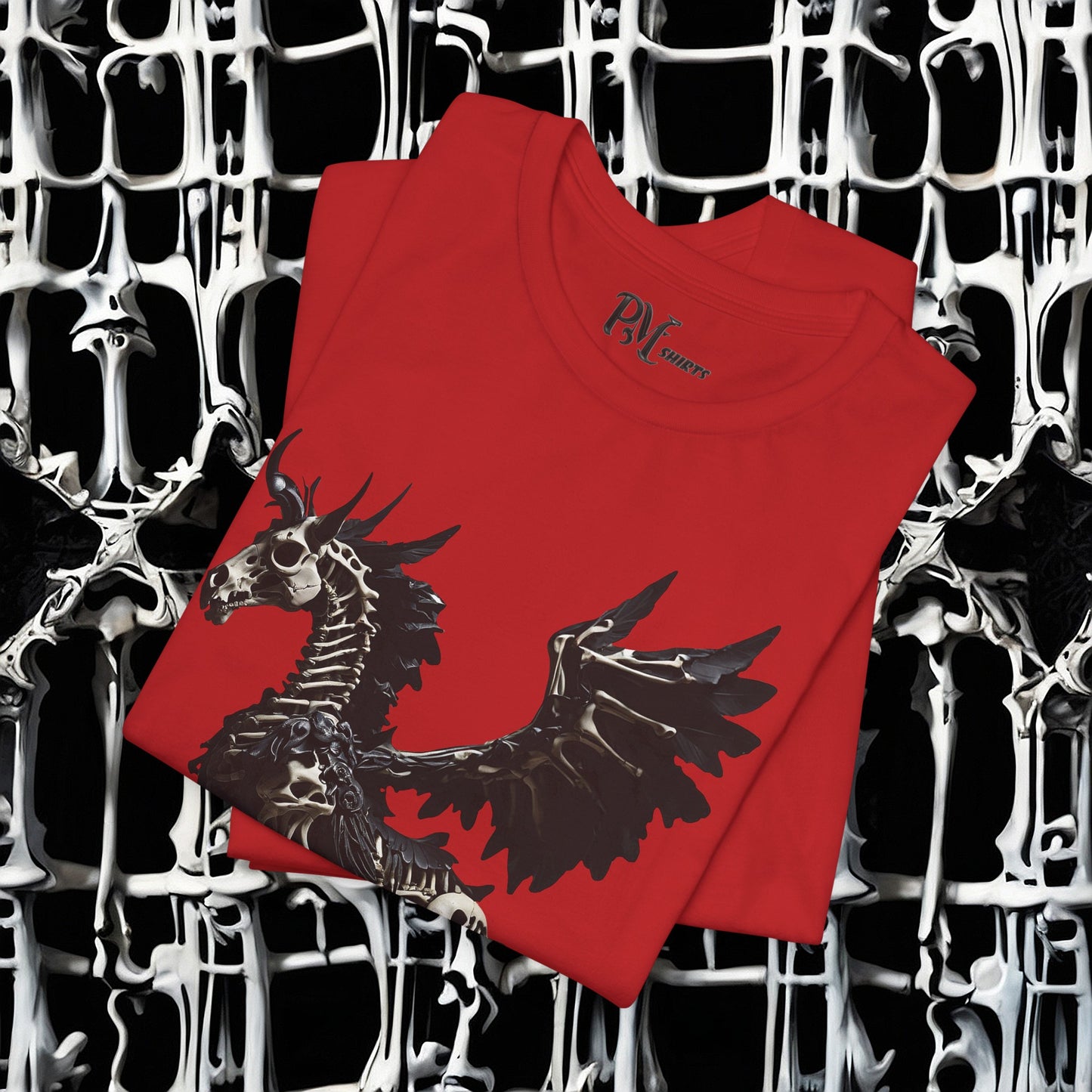 Bone Pegasus Tee (Bella Canvas 3001)