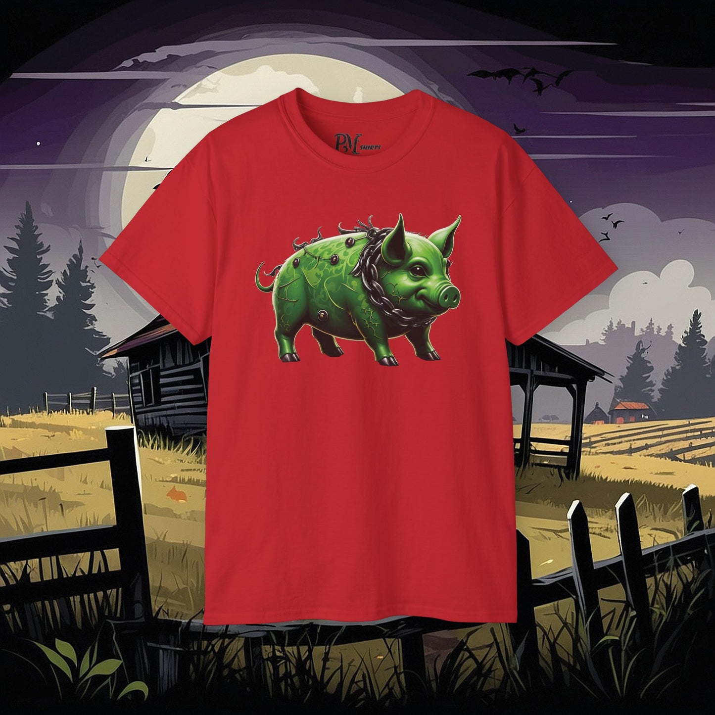 Green Pig Tee (Gildan 2000)